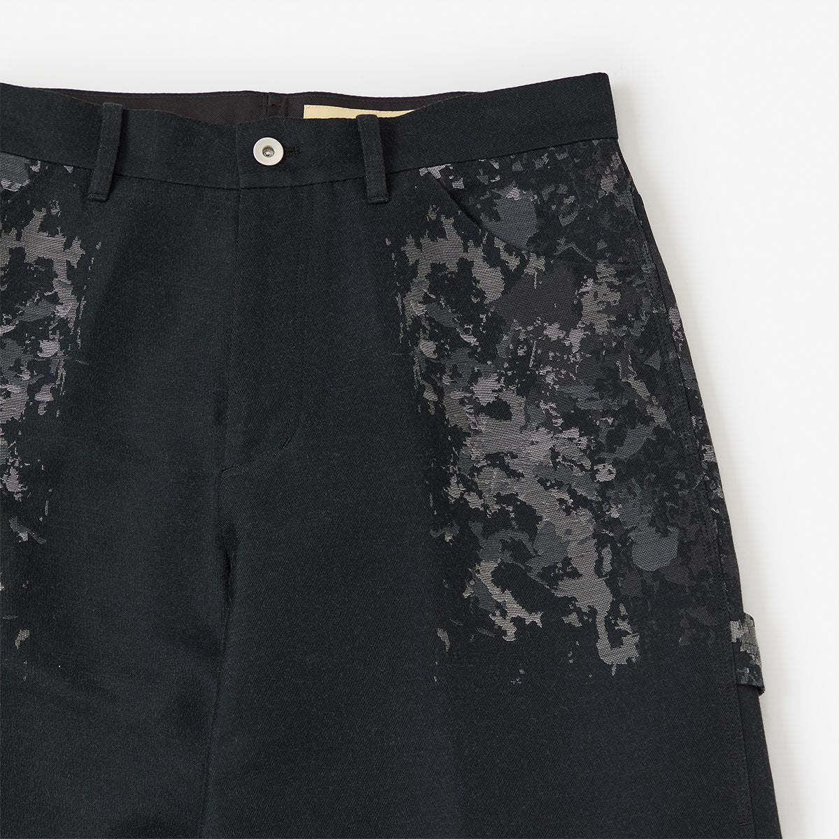 meagratia Gradation jacquard trousers blk