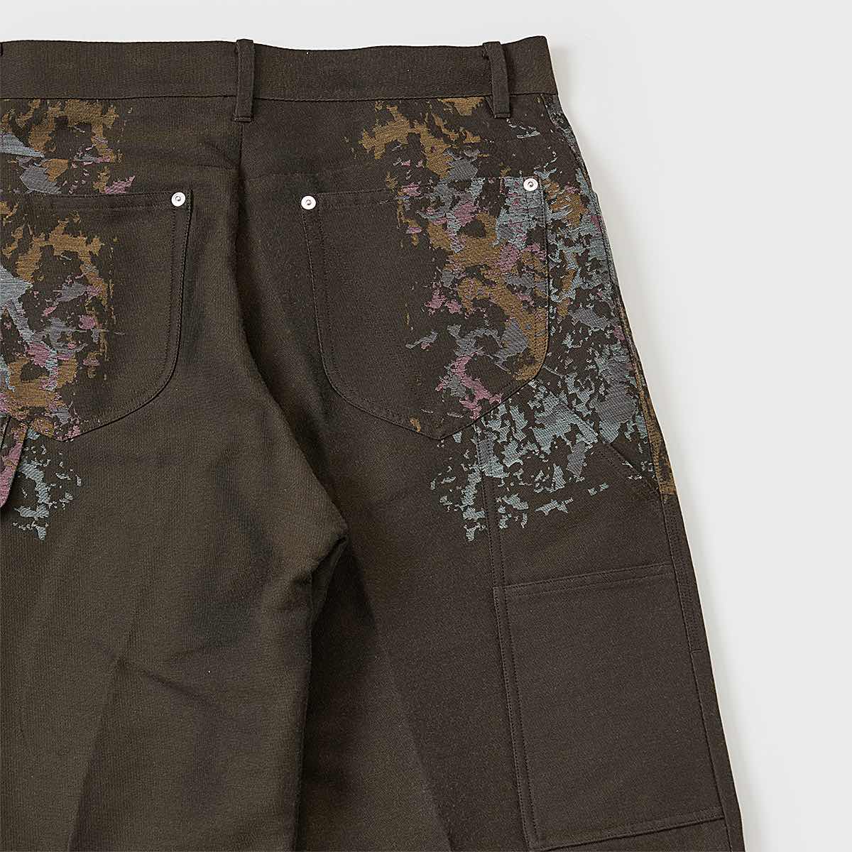 meagratia Gradation jacquard trousers brw