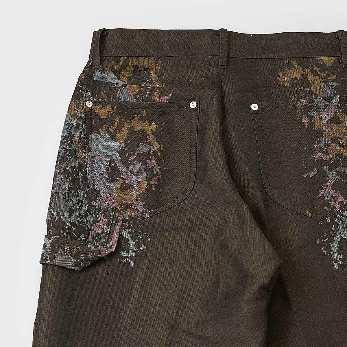 meagratia Gradation jacquard trousers brw