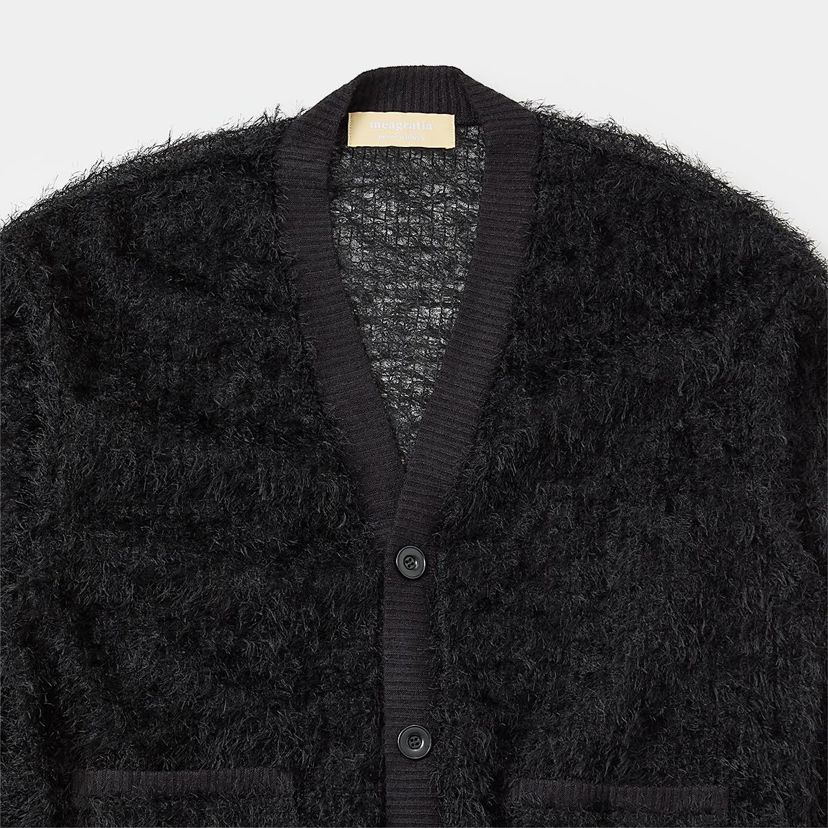 meagratia Sheer Cardigan blk