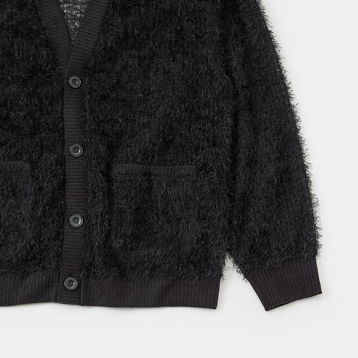 meagratia Sheer Cardigan blk