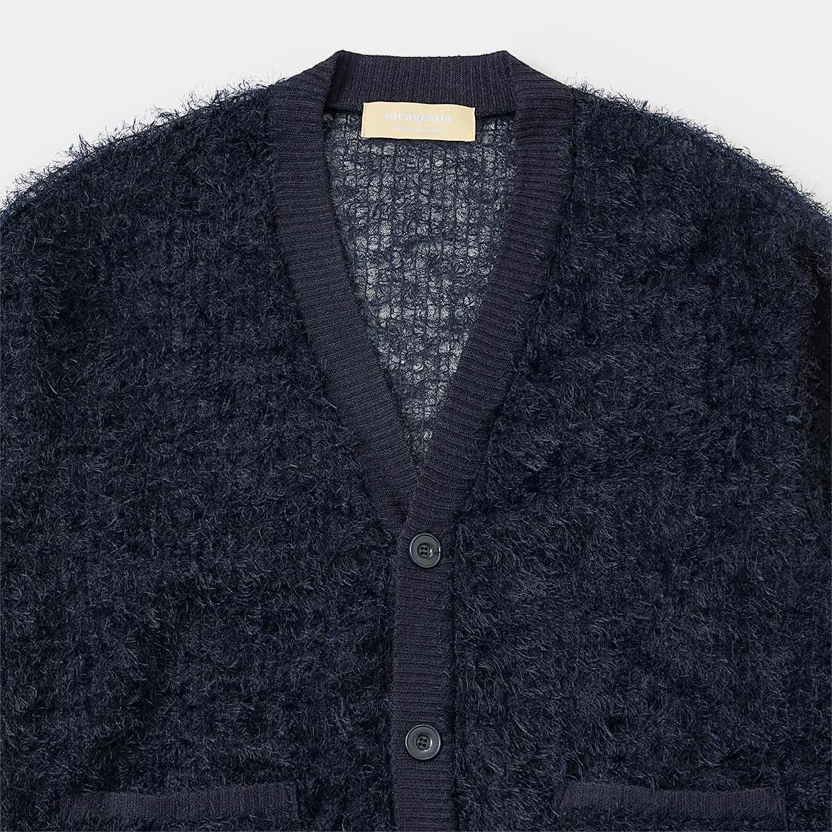 meagratia Sheer Cardigan nvy
