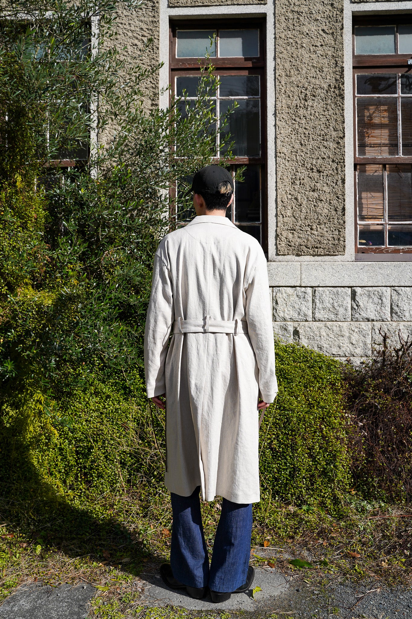 [残り1点] meagratia Linen toggle coat