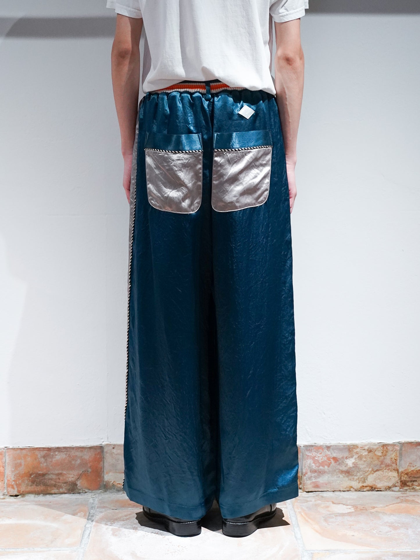 [残り1点]el conductorH SATIN SOUVENIR TROUSERS