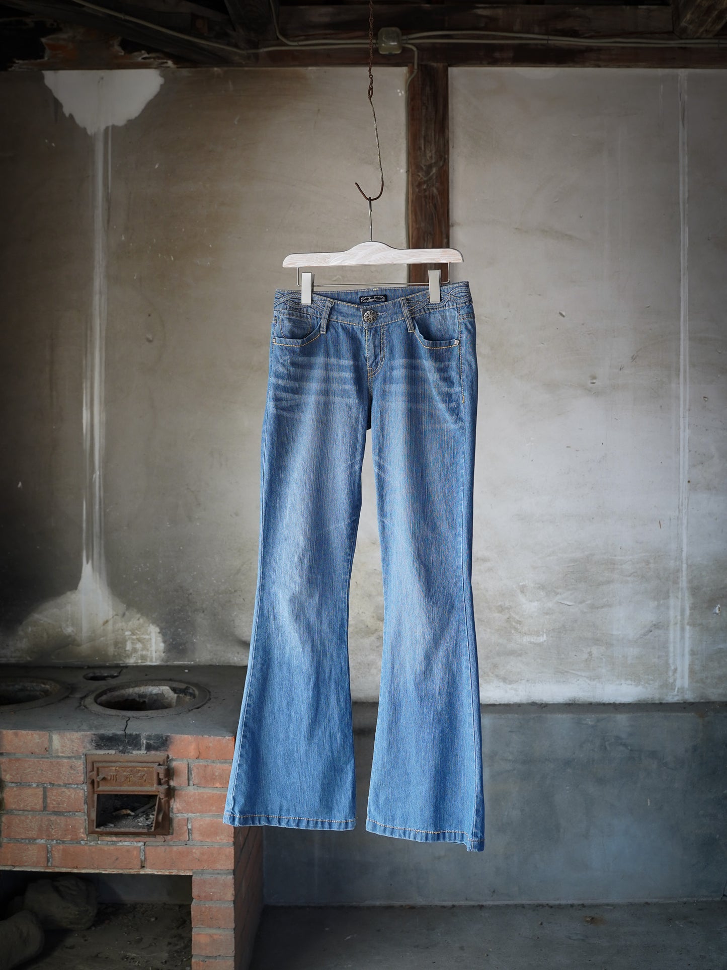 Y2K Flare Denim Pants