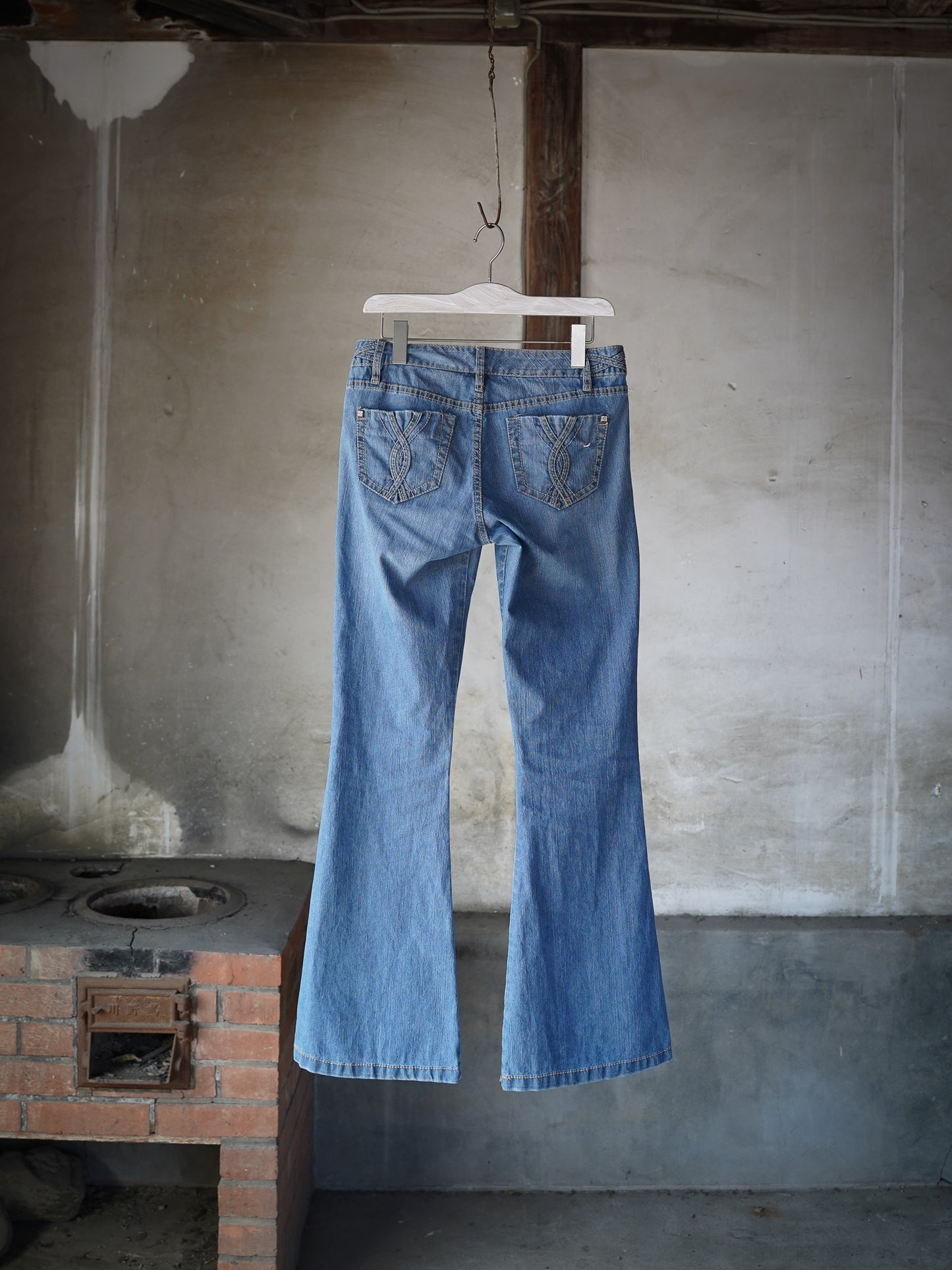 Y2K Flare Denim Pants