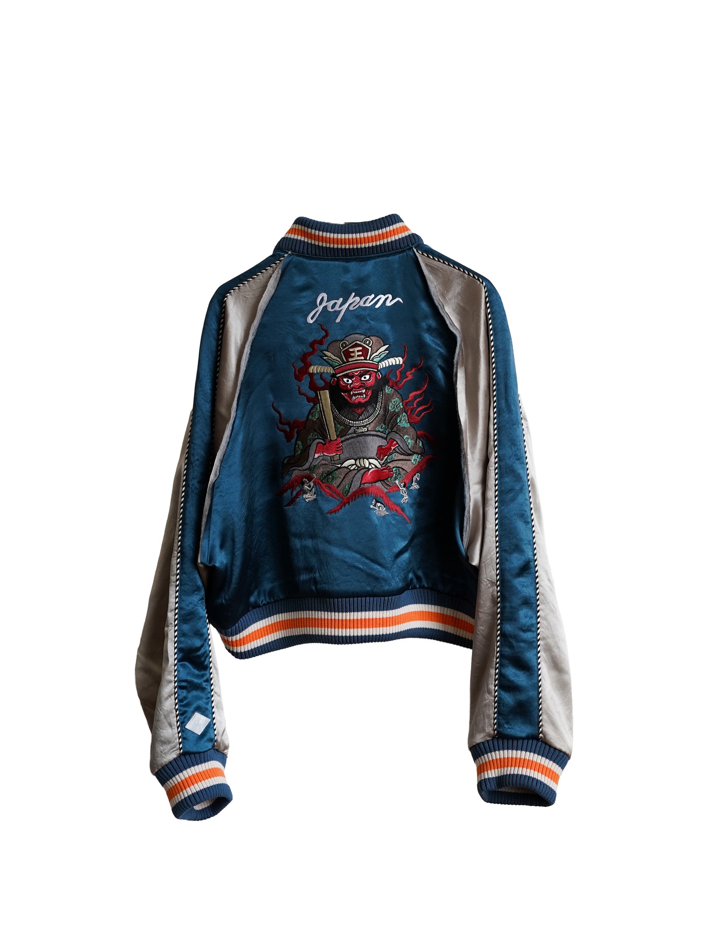 [残り1点] el conductorH CROPPED "YAMA KING" EMBROIDERED SOURVENIR JKT