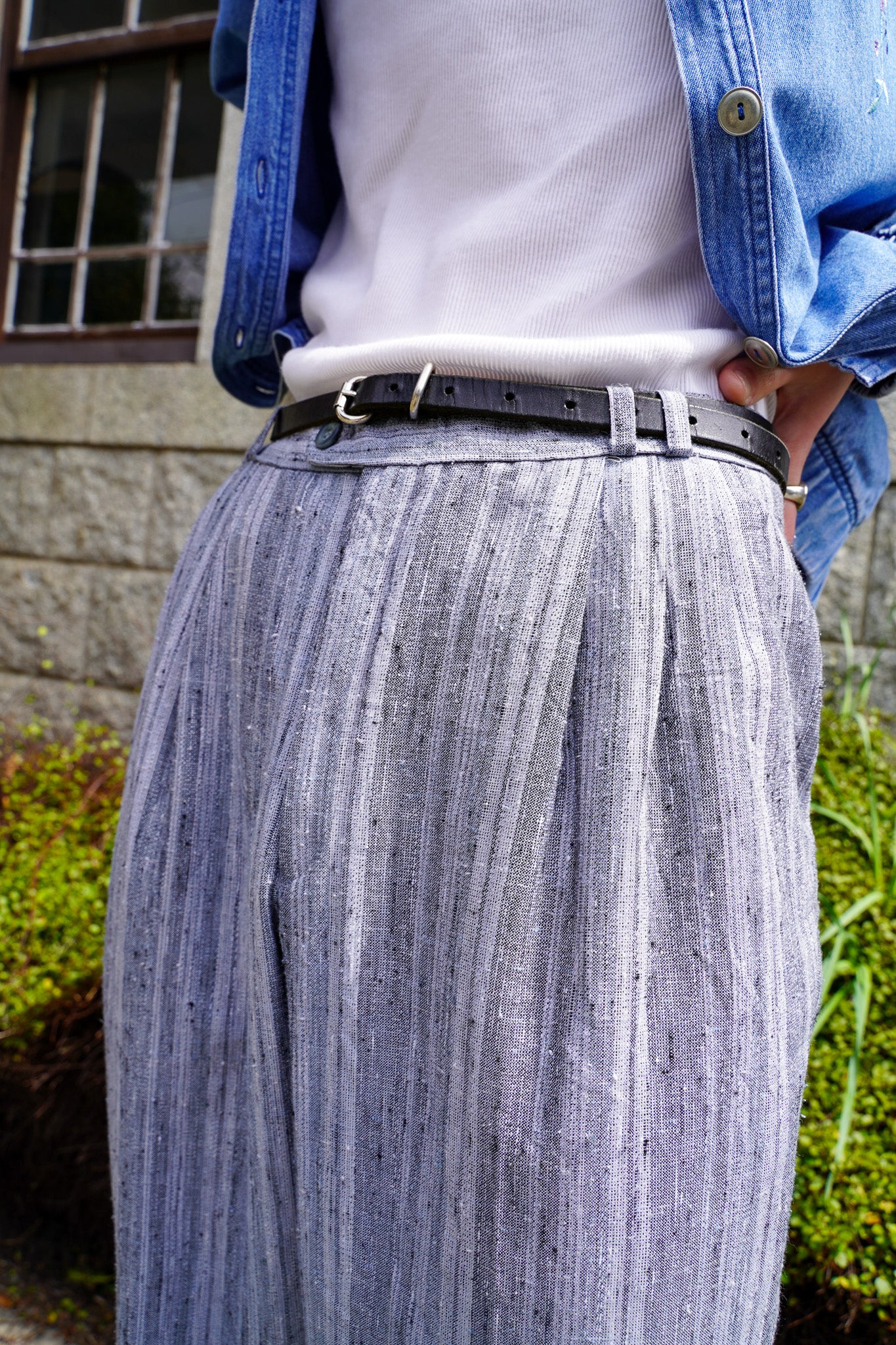 70s~ Euro Vintage Rayon Slacks