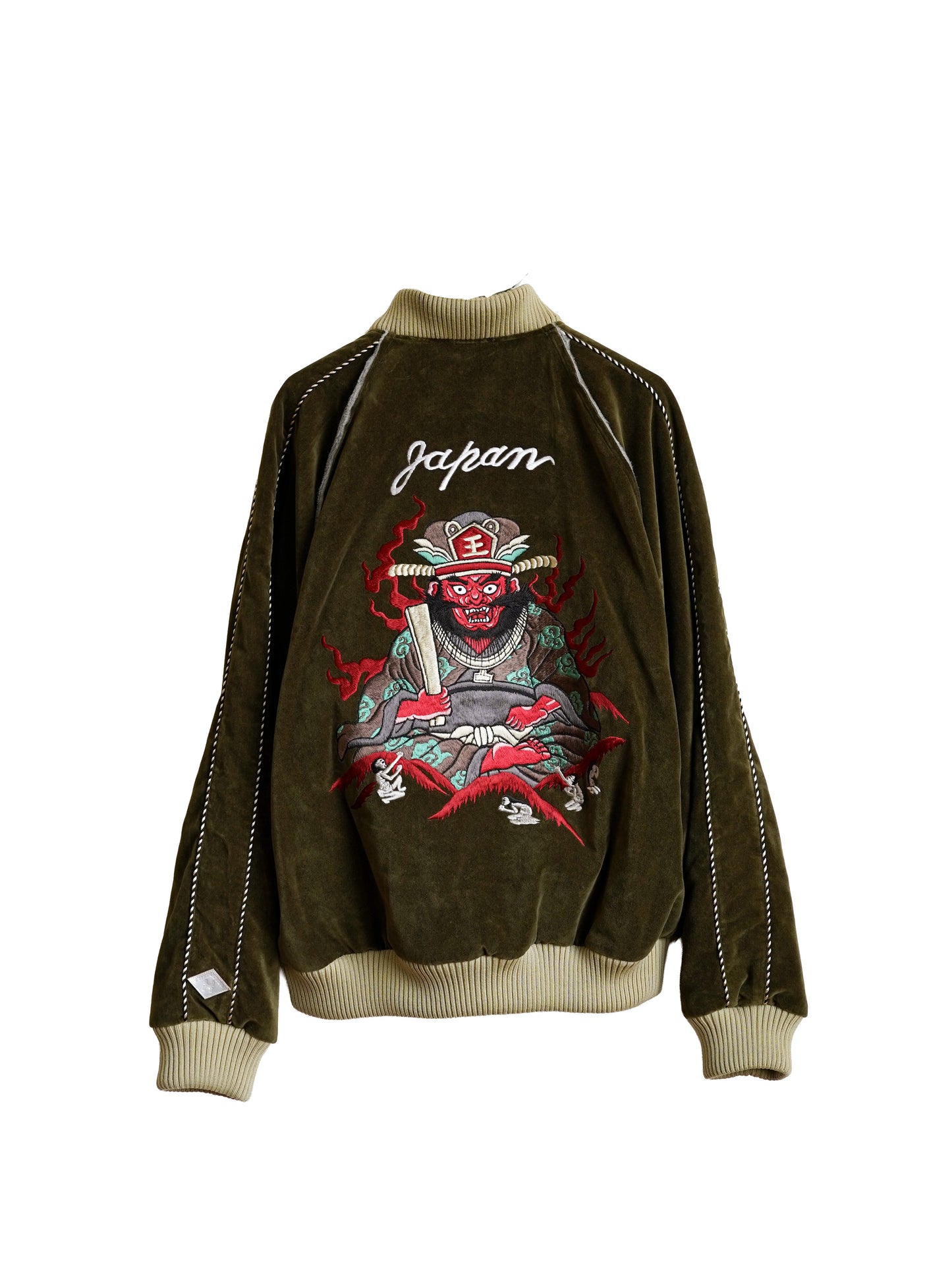 [残り1点] el conductorH VELVETEEN "YAMA KING" EMBROIDERED SOURVENIR JKT