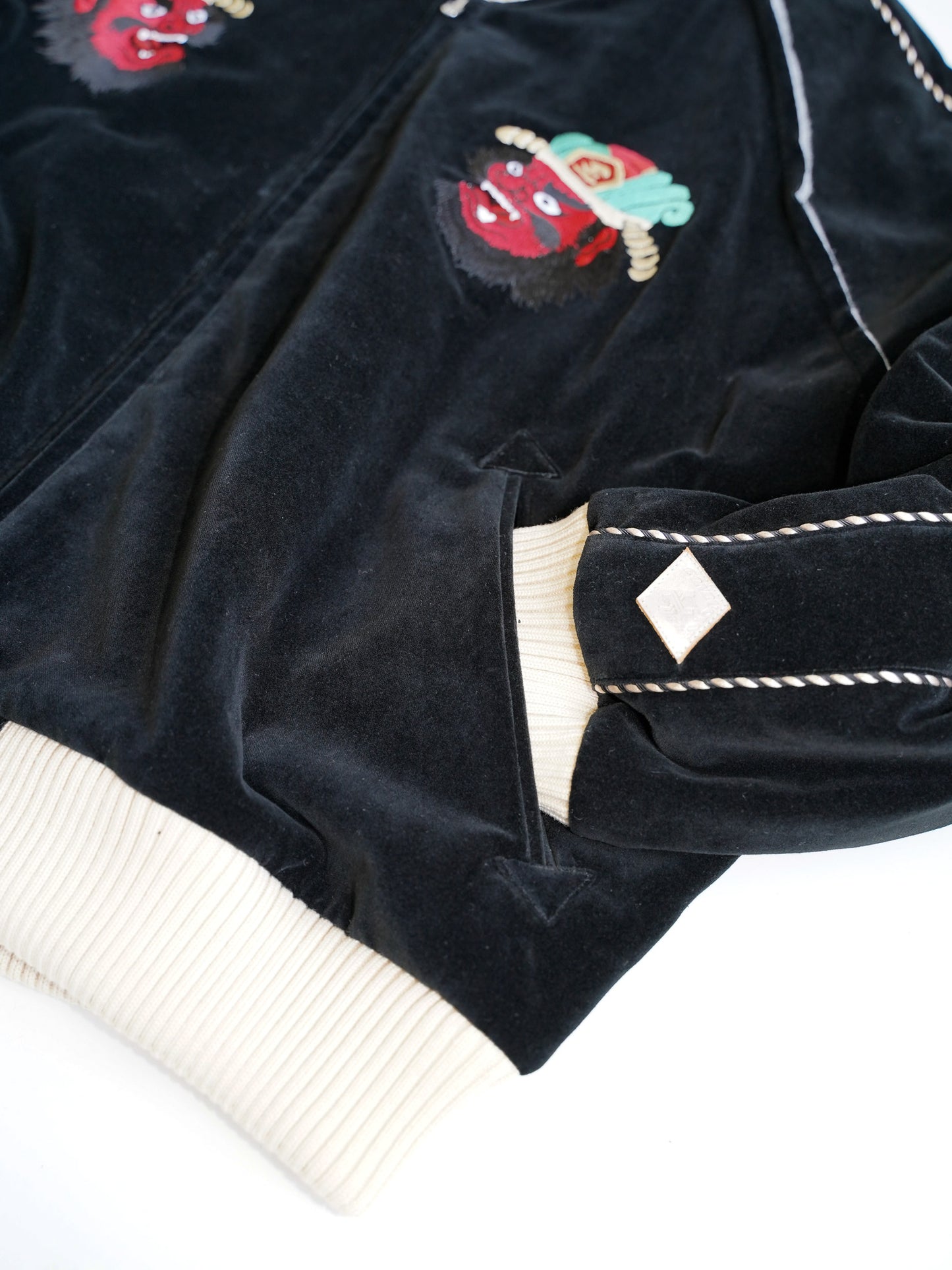 [残り1点] el conductorH VELVETEEN "YAMA KING" EMBROIDERED SOURVENIR JKT