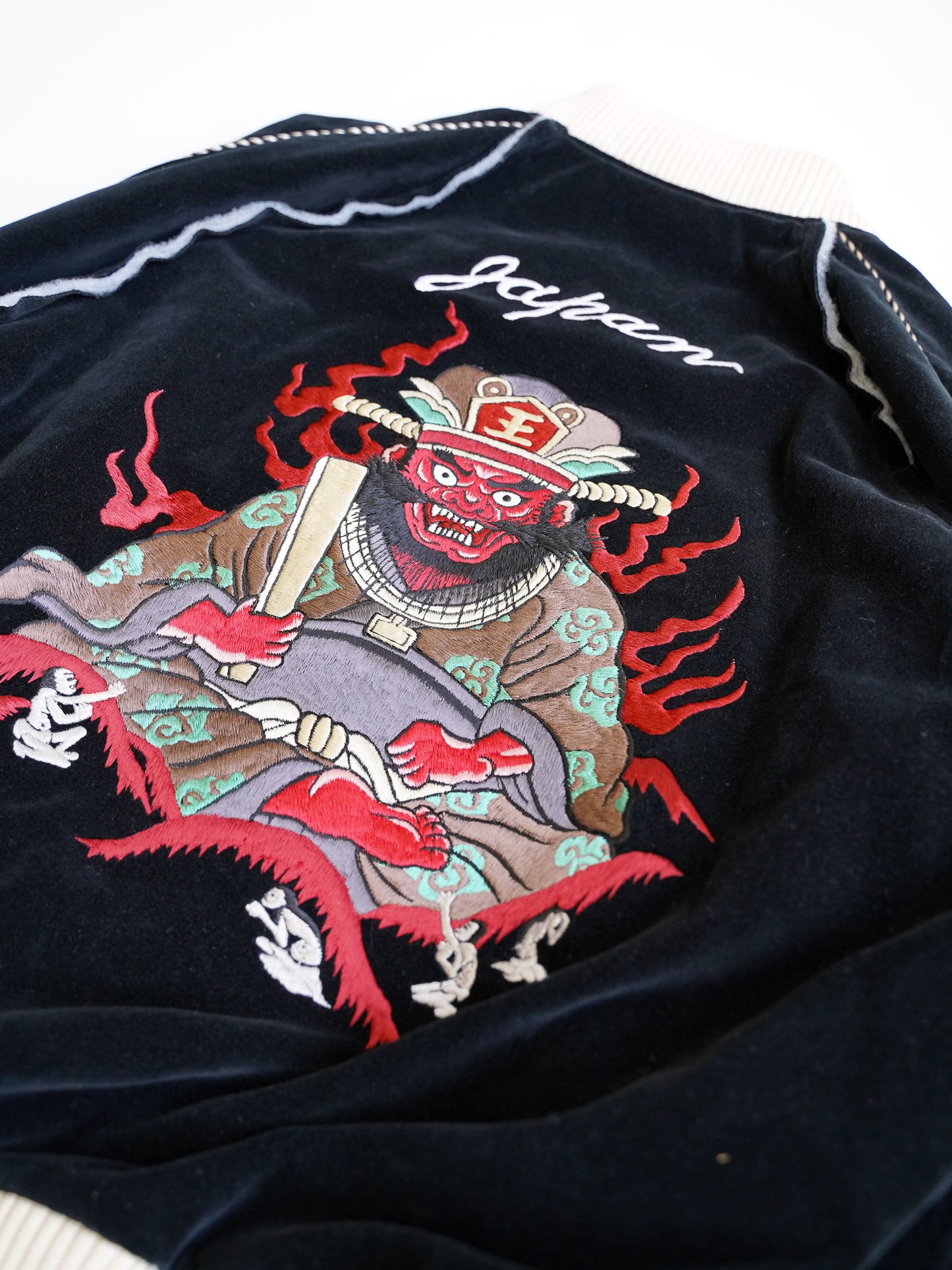 [残り1点] el conductorH VELVETEEN "YAMA KING" EMBROIDERED SOURVENIR JKT