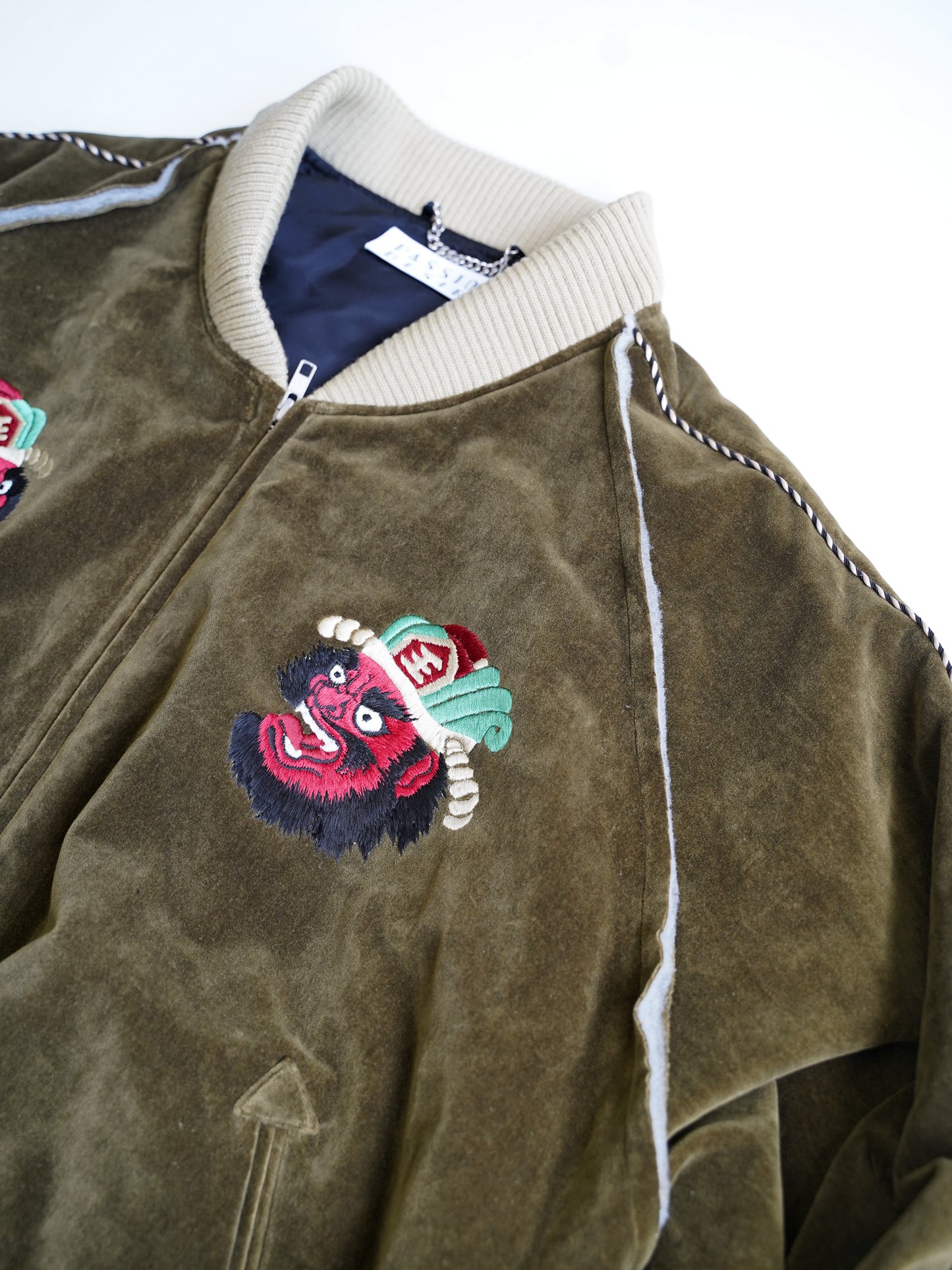 [残り1点] el conductorH VELVETEEN "YAMA KING" EMBROIDERED SOURVENIR JKT