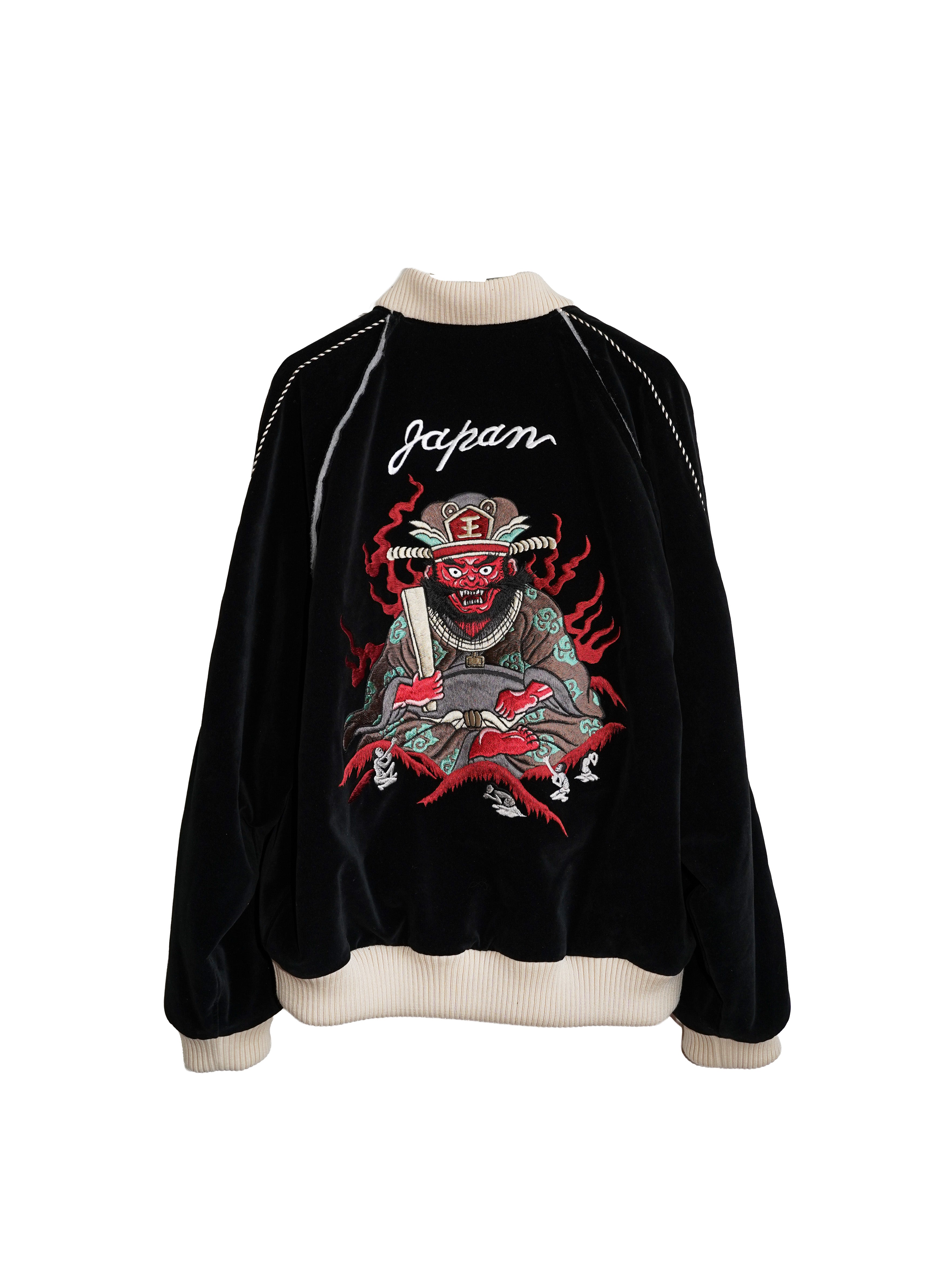 el conductorH VELVETEEN YAMA KING EMBROIDERED SOURVENIR JKT