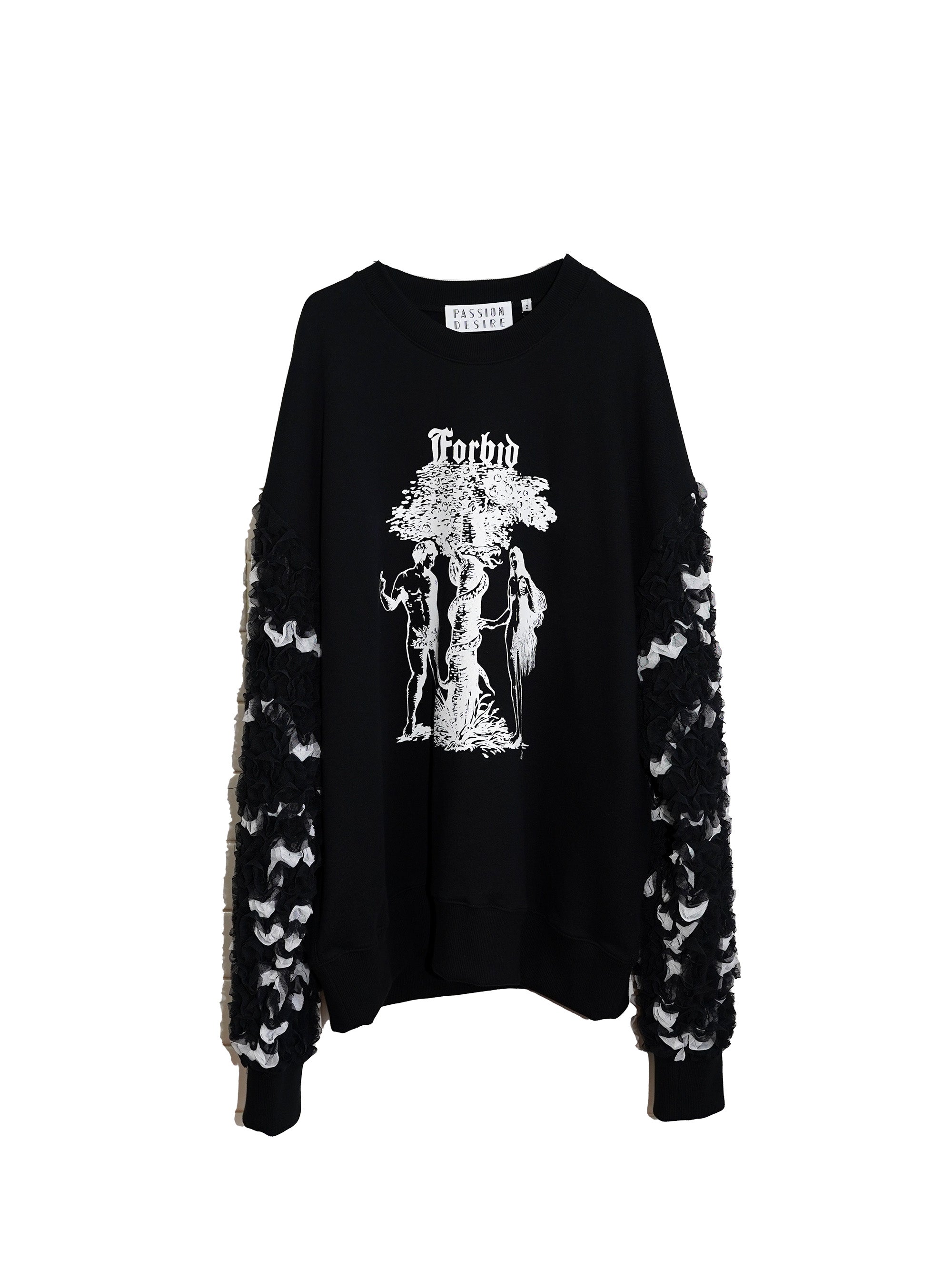 BUBBLE FRILL SLEEVE CREW NECK SWEATER el conductorH/コンダクター 通販 取扱店 – NORANEKO