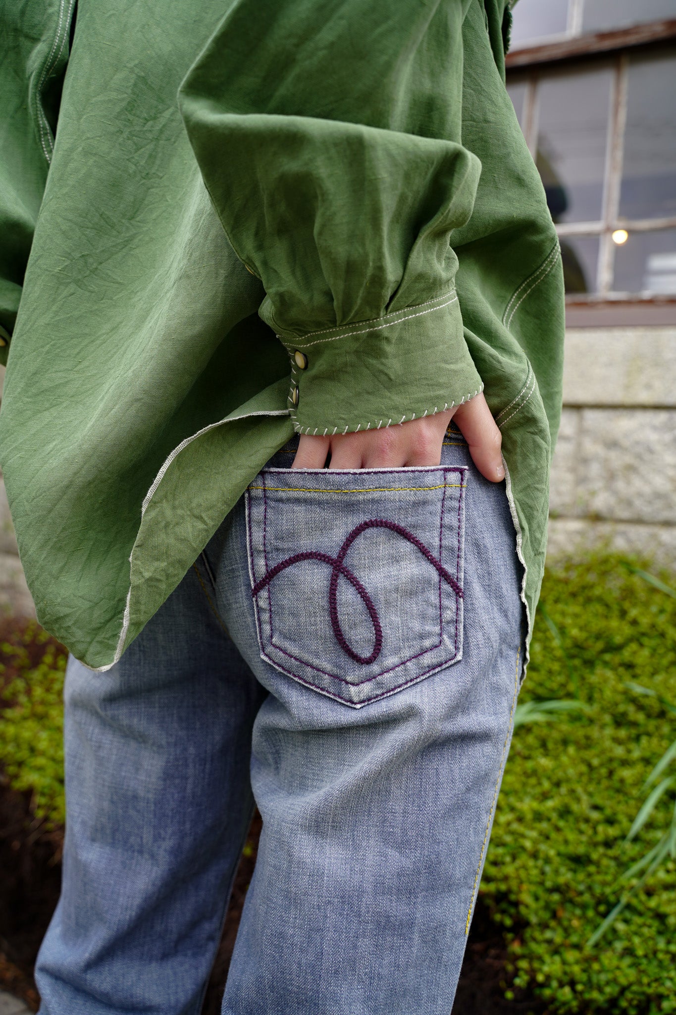 Y2K Flare Denim Pants