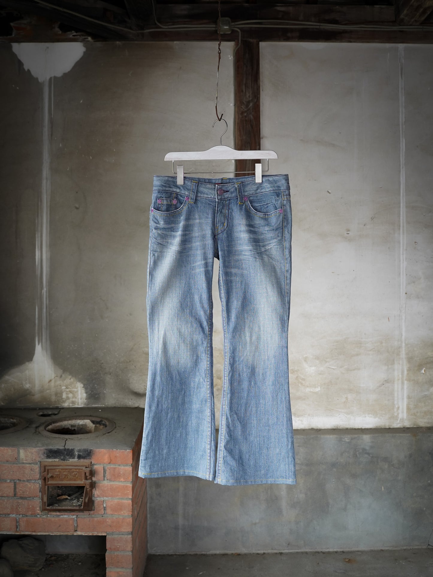 Y2K Flare Denim Pants