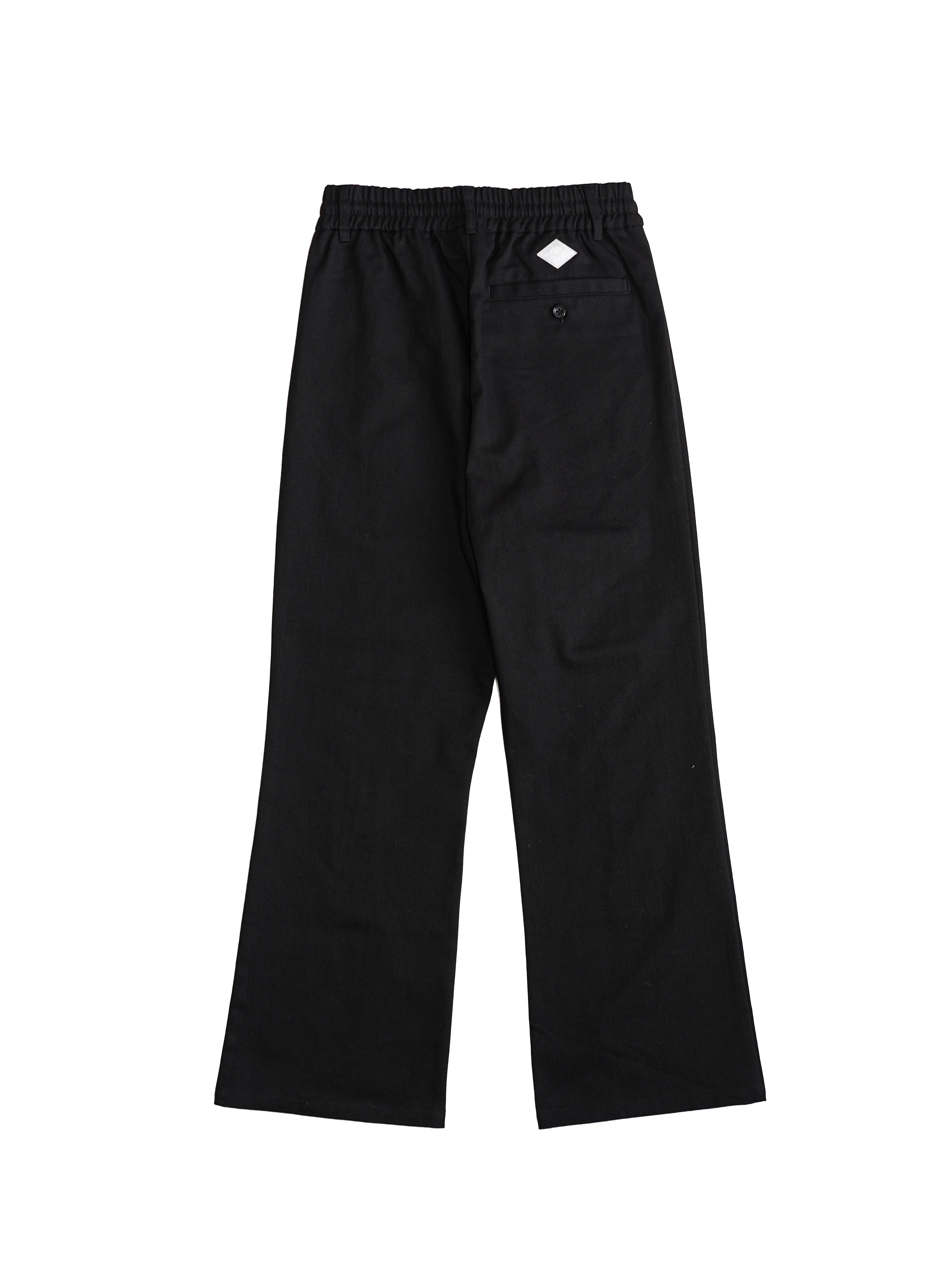 el conductorH CORD EMBROIDERED COTTON TROUSERS 'BONES コンダクター