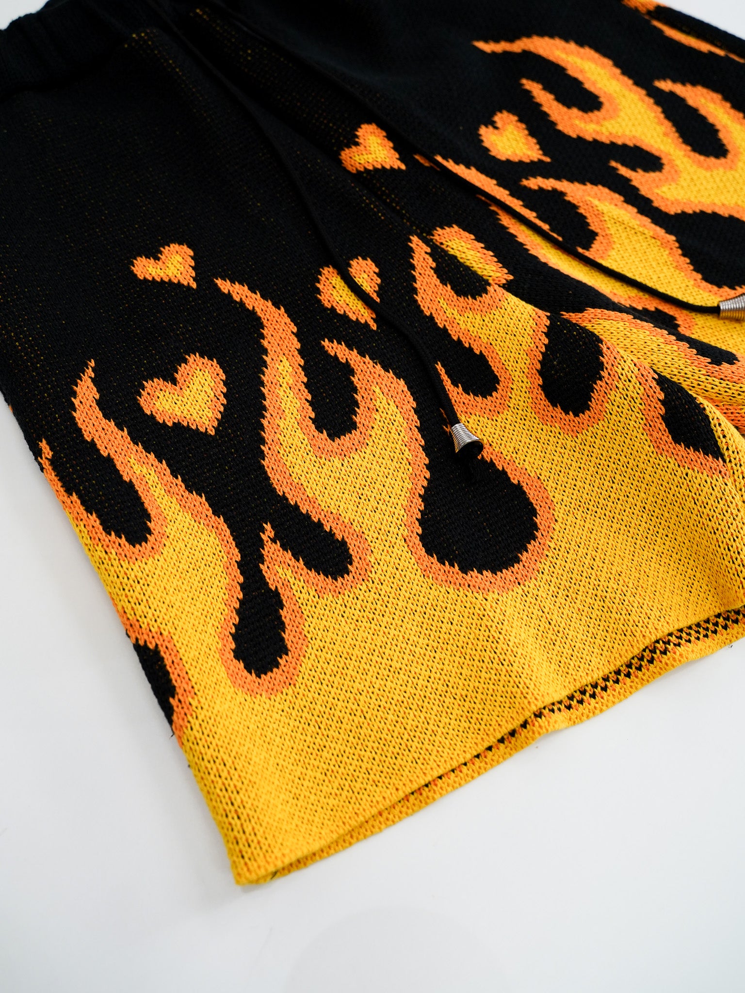 el conductorH COTTON KNIT FLAME PATTERN SHORTS コンダクター 通販