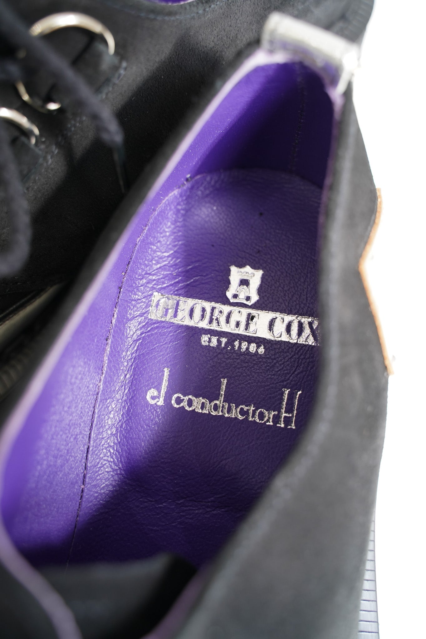 [残り1点] el conductorH x GEORGE COX 3588 'Gibson BACK D-RING CREEPER