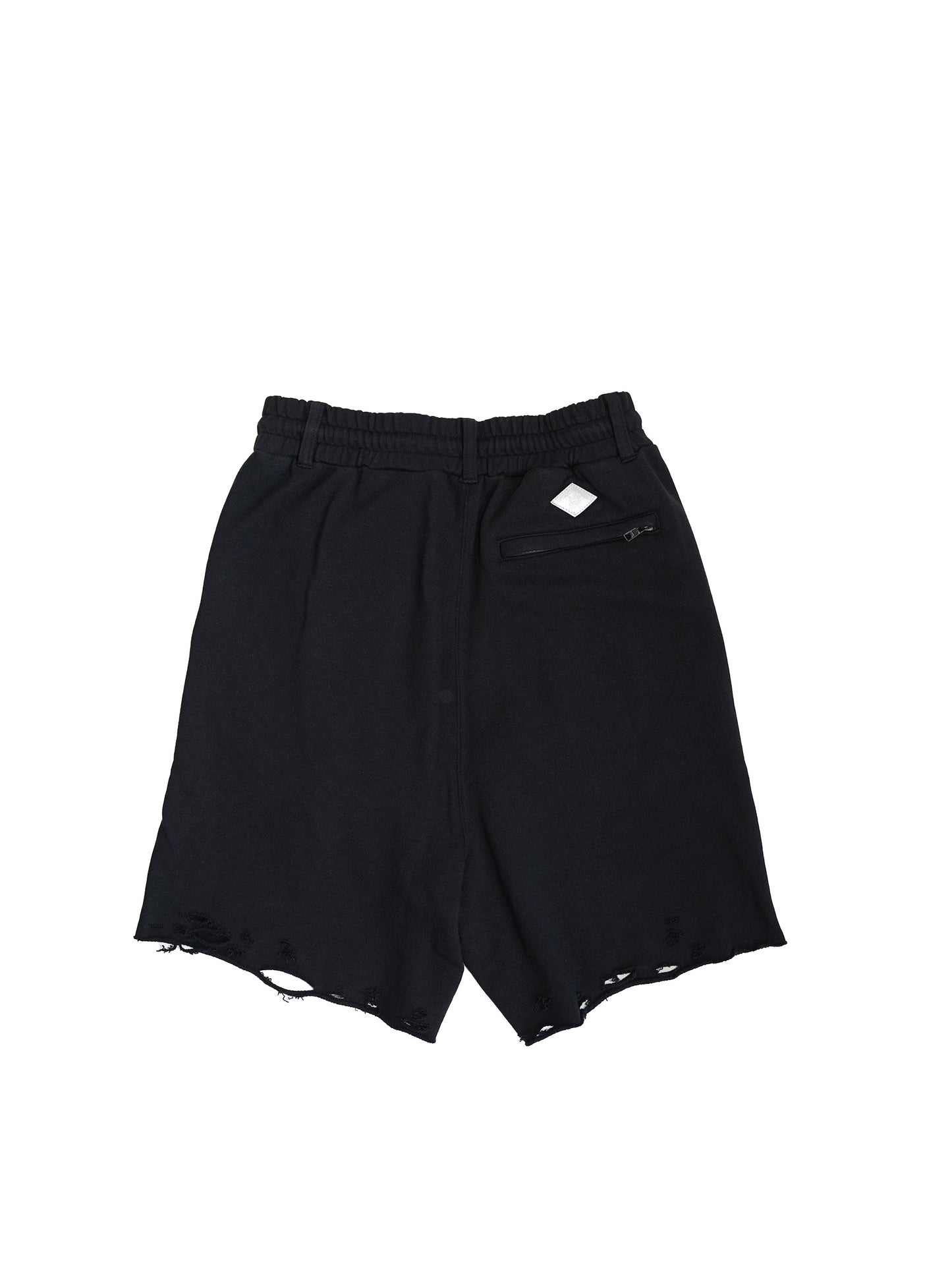 el conductorH COTTON DESTROYED SHORTS