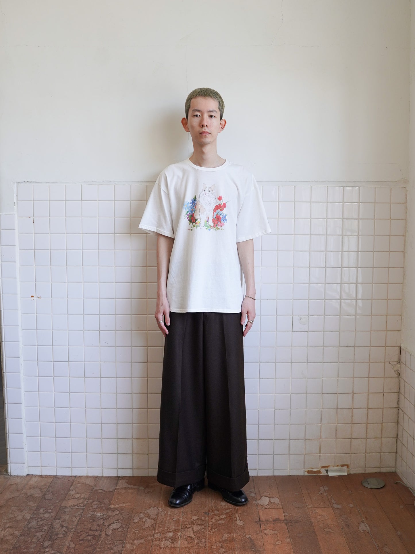 [残り1点]  meagratia Flano cummerbund trousers