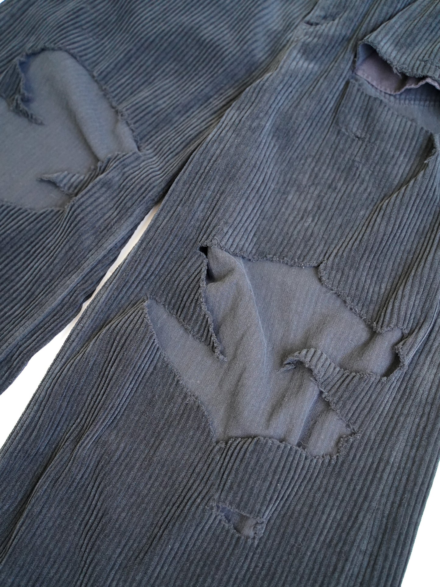 [残り1点] el conductorH DISTRESSED CORDUROY WIDE TROUSERS