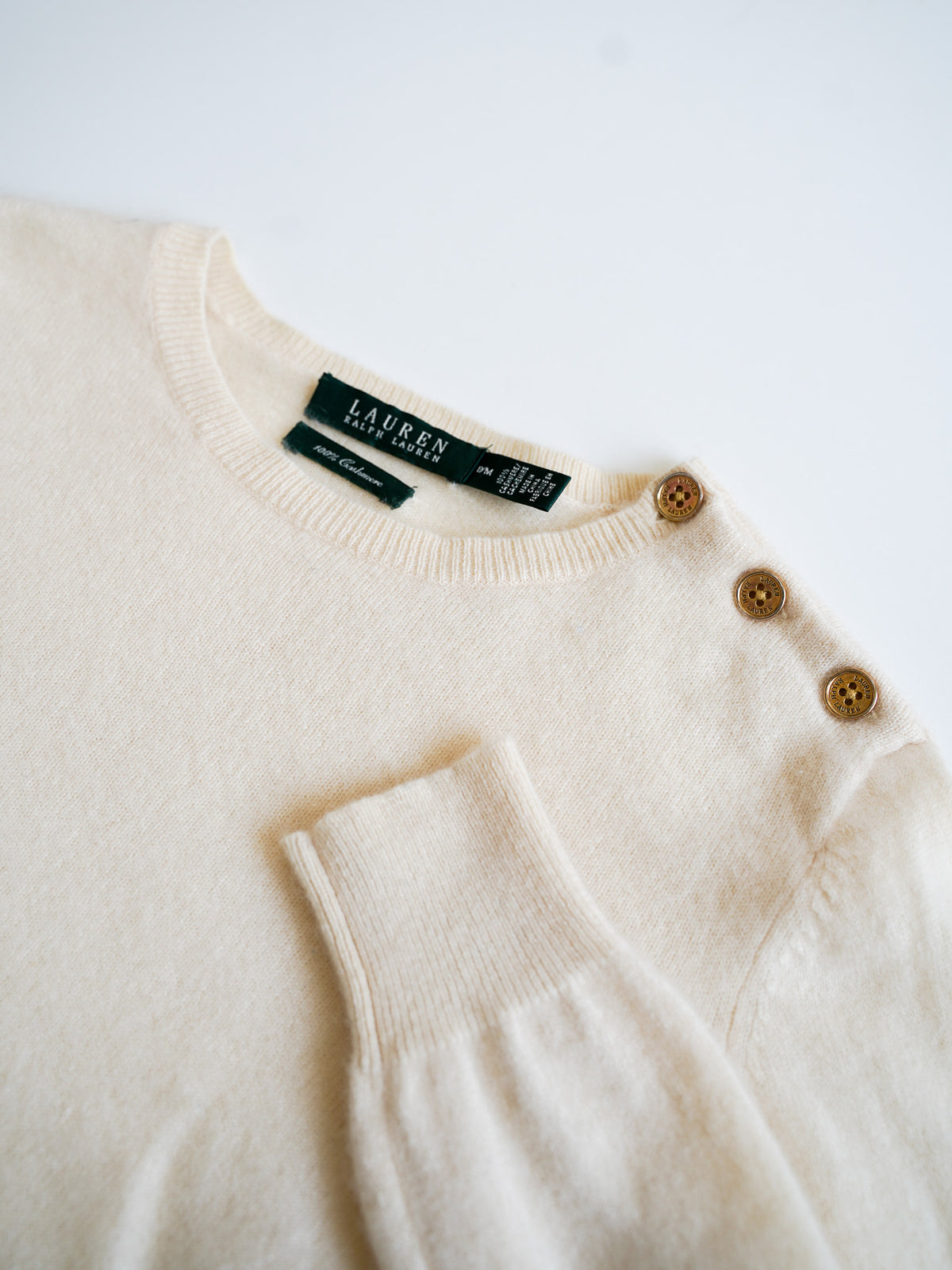 【WOMAN】Ralph Lauren Cashmere 100% Knit