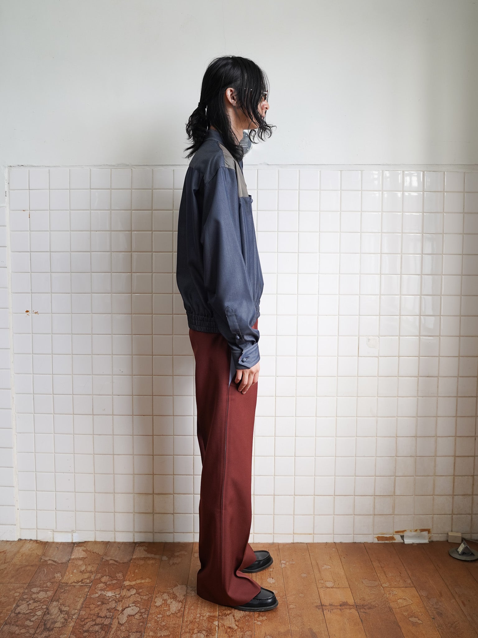 [残り1点] ORIMI OPEN COLLAR PULLOVER