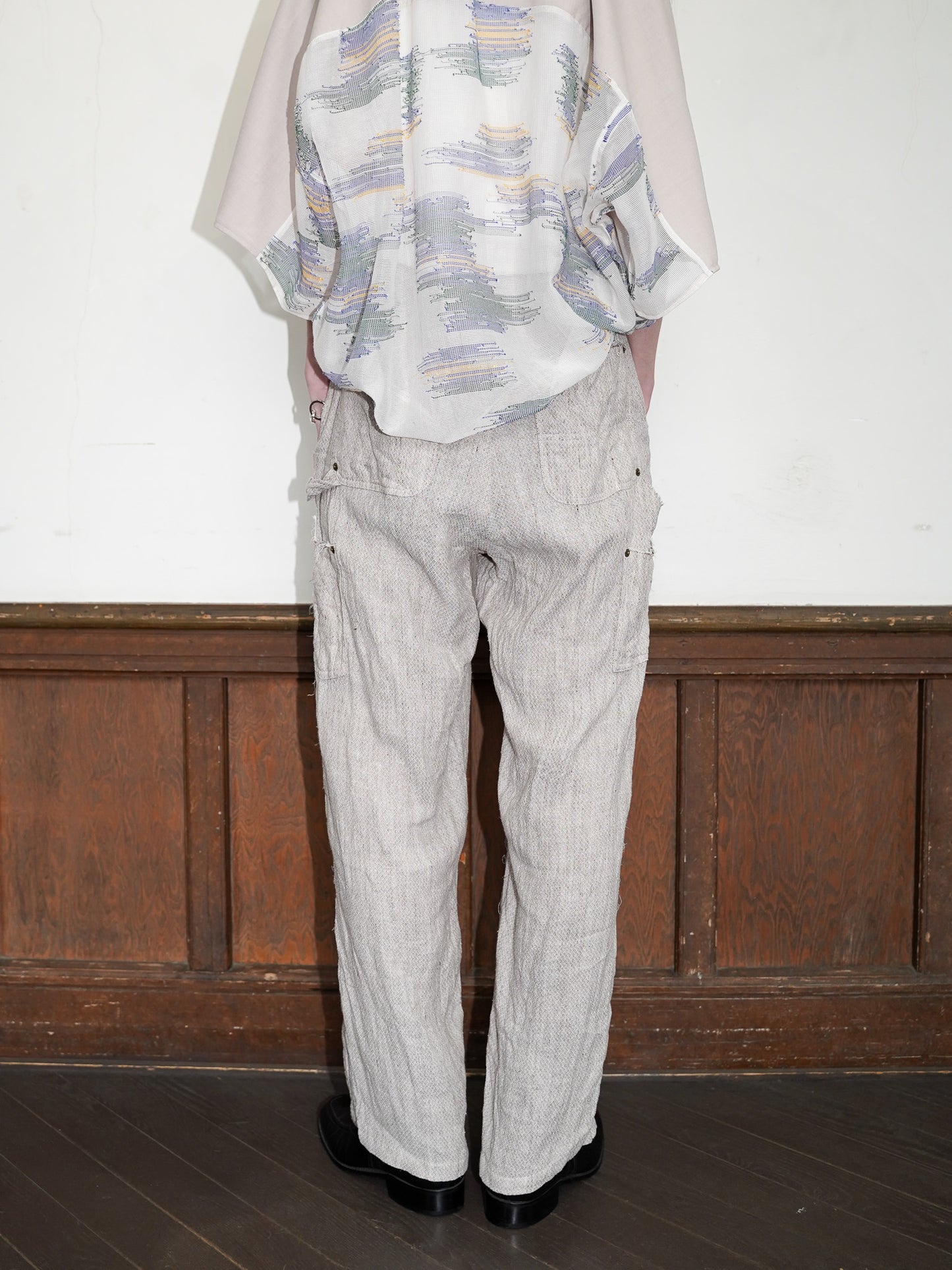 [残り1点]  meagratia Linen Silk Double knee PT