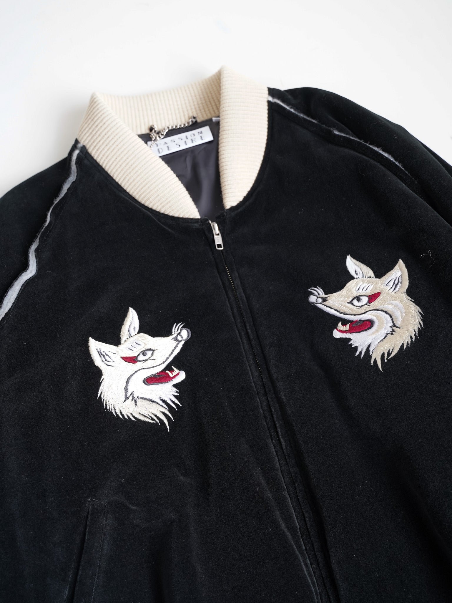 el conductorH VELVETEEN FOX EMBROIDERED SOURVENIR JKT コンダクター 