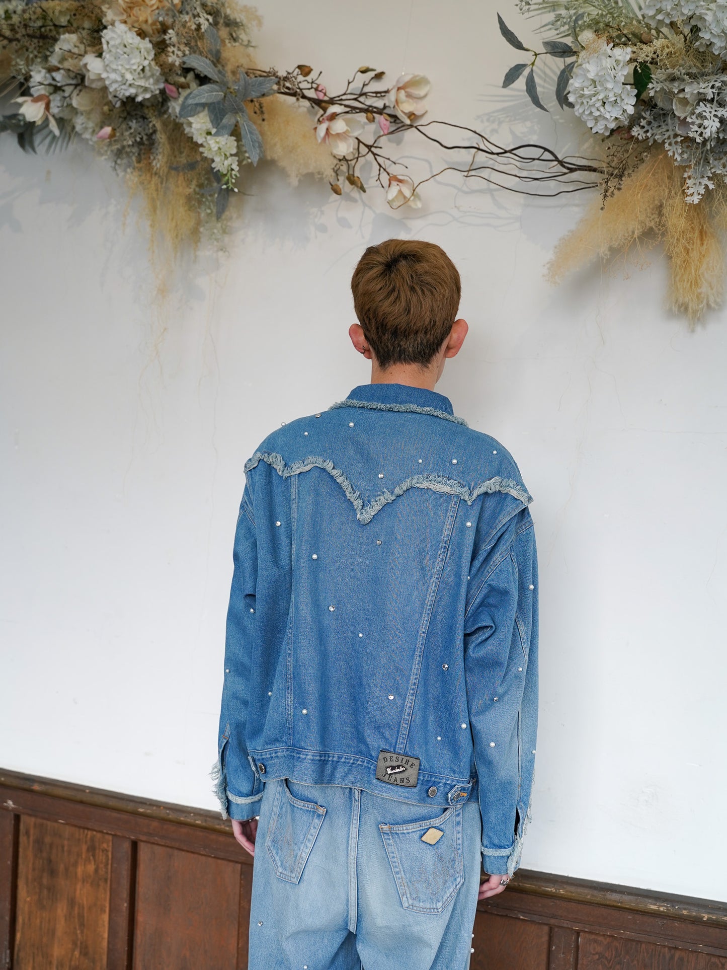[残り1点] el conductorH BIJOU STUDDED JEAN JKT