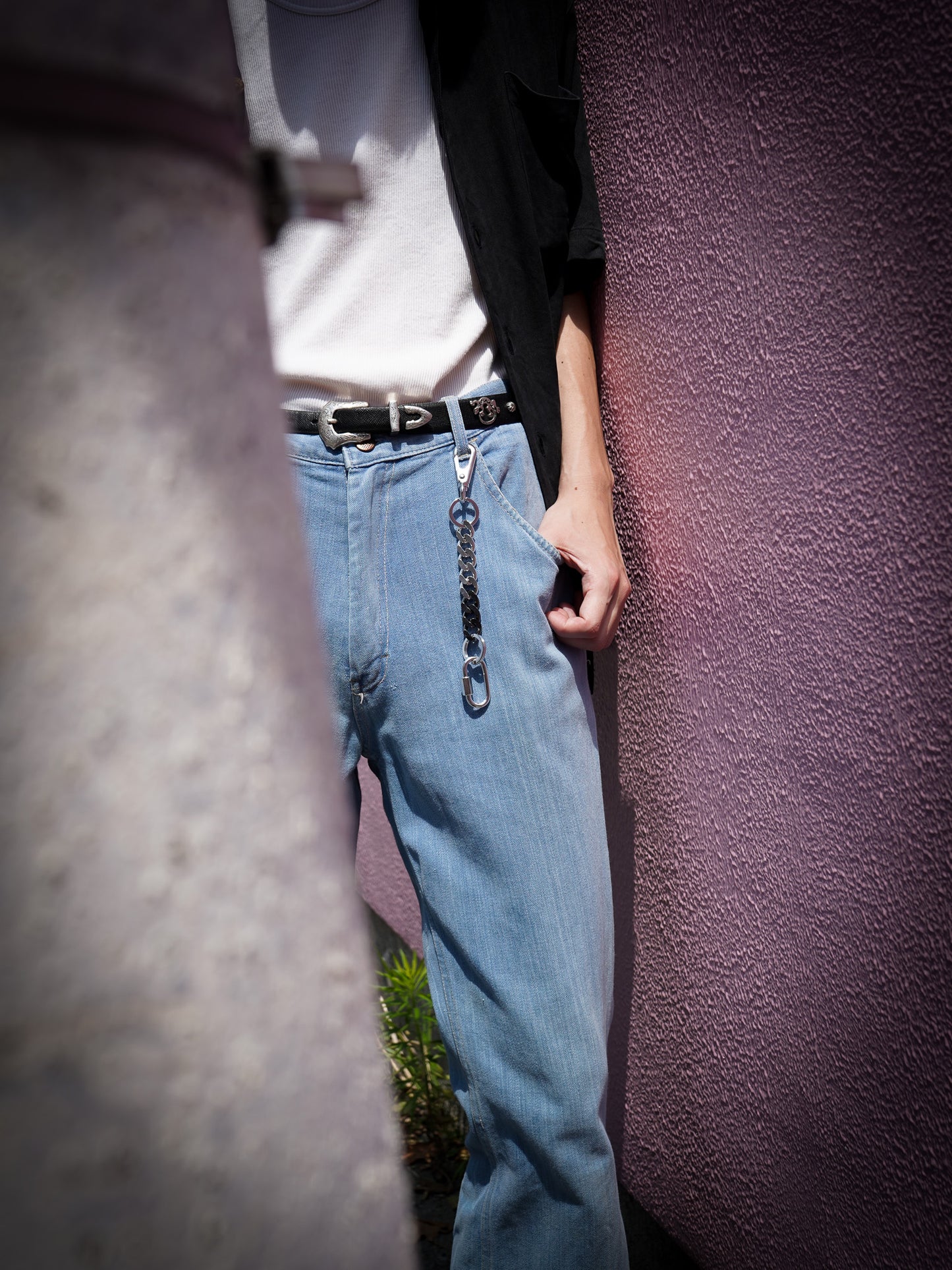 [残り1点] THE OBJECT Signature Double Karabina Bracelet(Black)