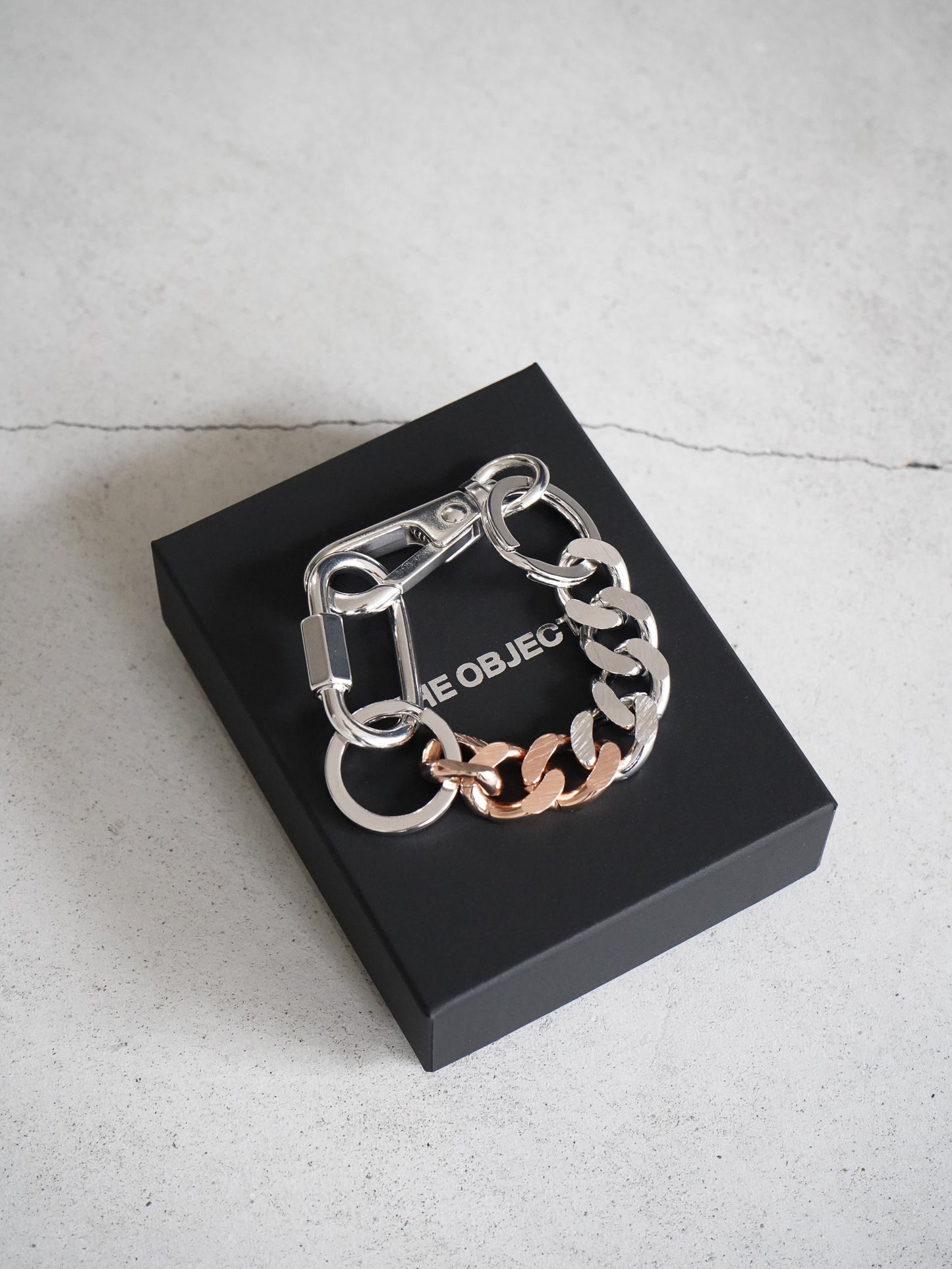 [残り1点] THE OBJECT Signature Double Karabina Bracelet(Pink Gold)