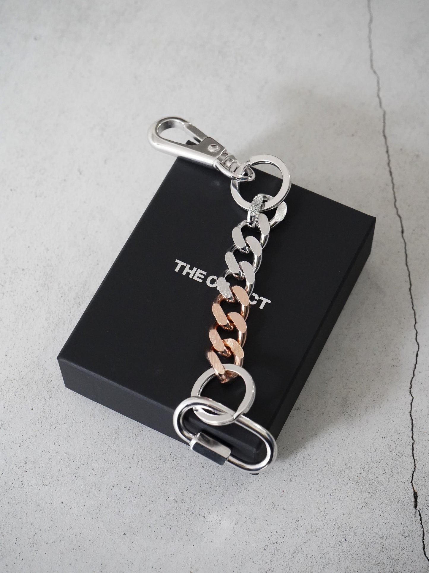 [残り1点] THE OBJECT Signature Double Karabina Bracelet(Pink Gold)