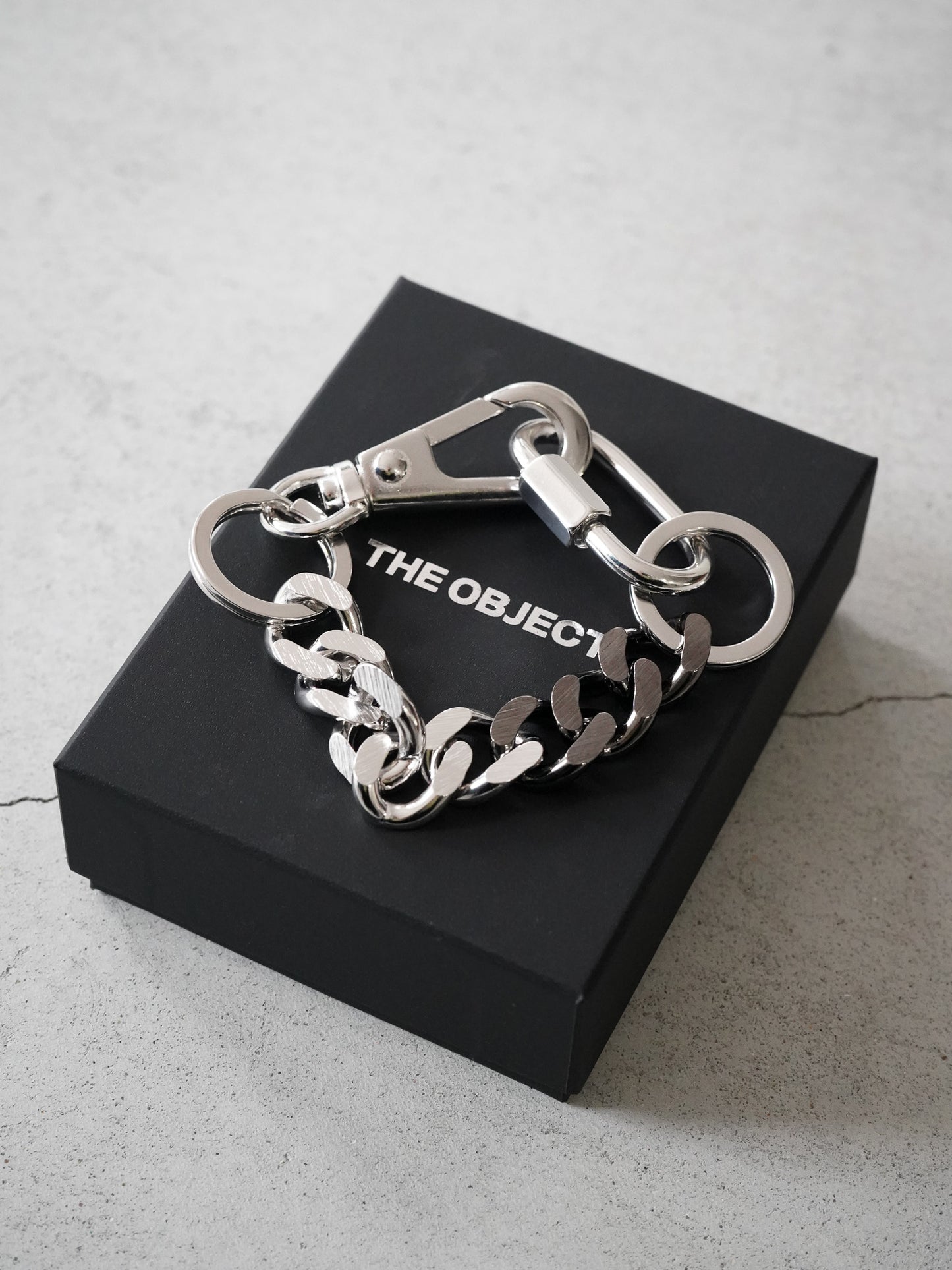 [残り1点] THE OBJECT Signature Double Karabina Bracelet(Black)
