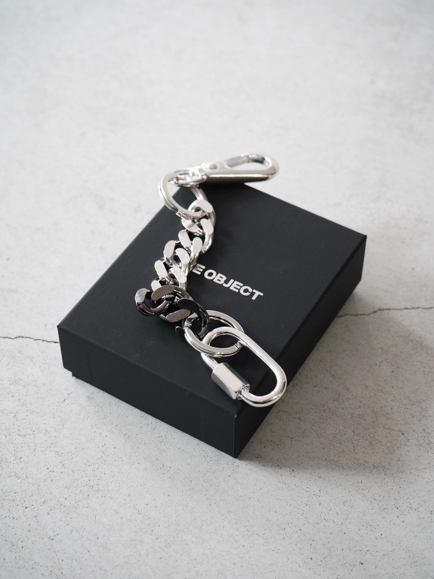 [残り1点] THE OBJECT Signature Double Karabina Bracelet(Black)