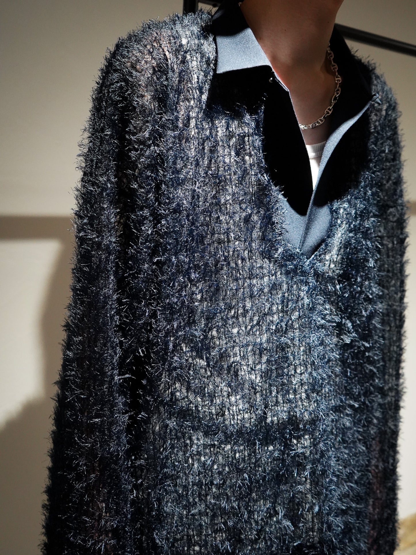 meagratia Lace skipper collar Shirts