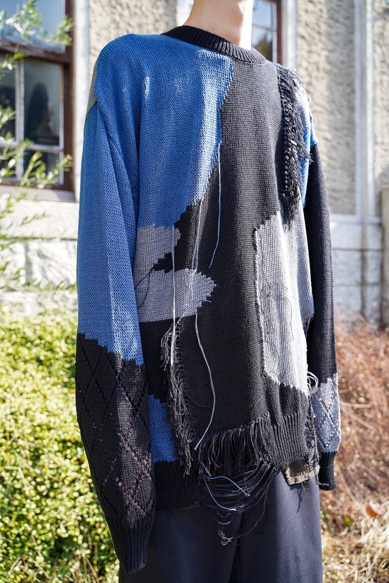 [残り1点] meagratia Frayed knit P/O