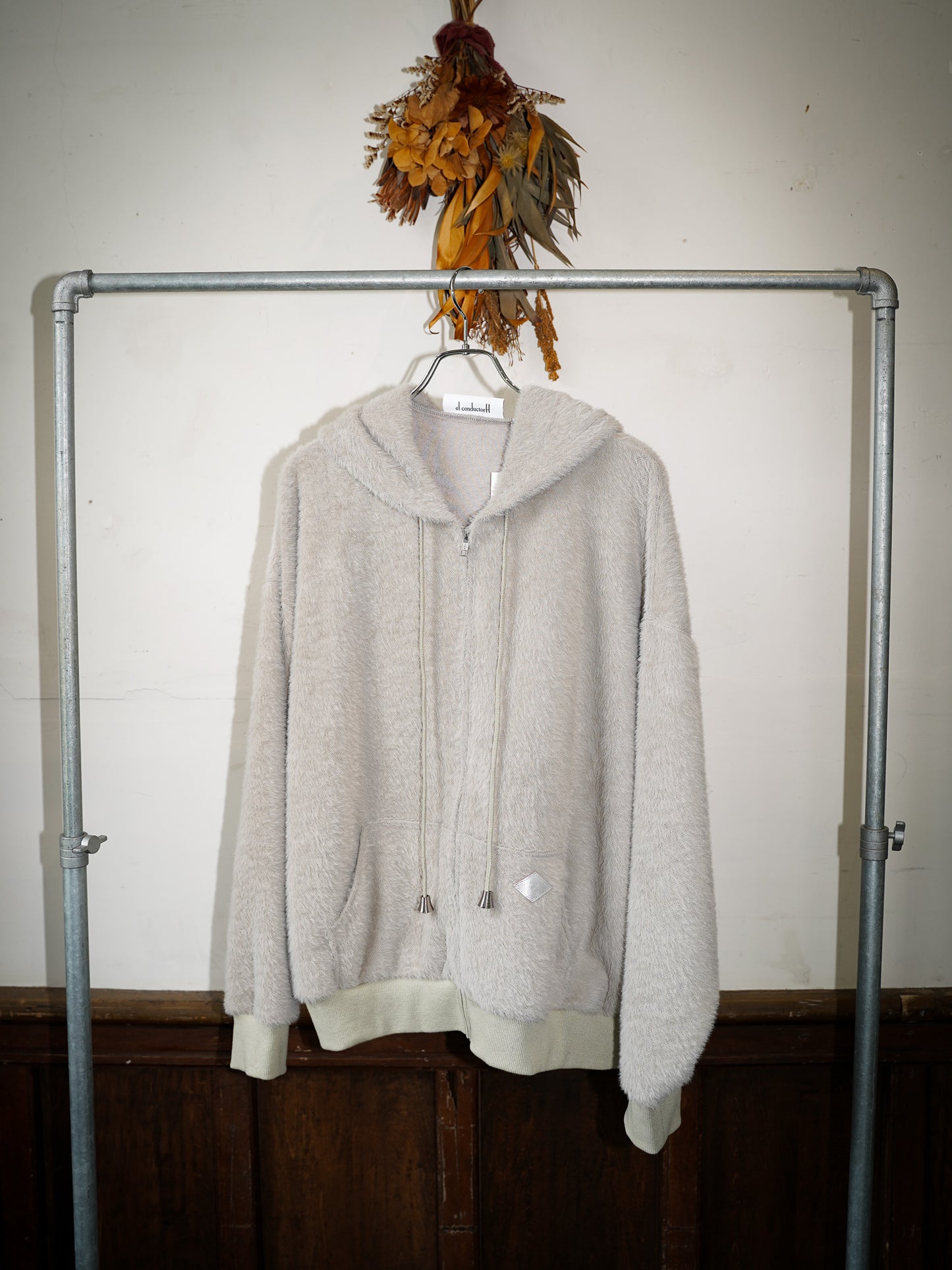 el conductorH TEDDY BEAR HOODED SWEATER