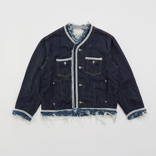 meagratia Lace tape denim BL