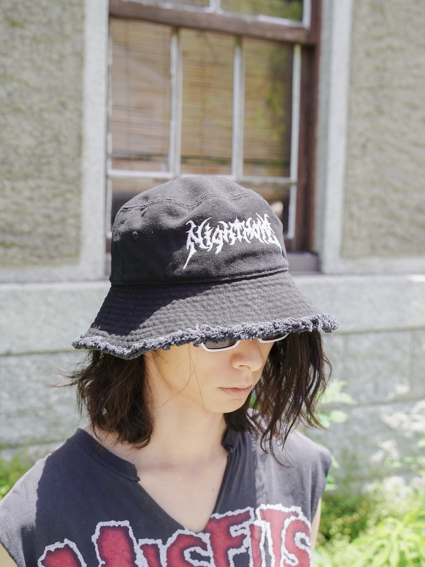 el conductorH COTTON BUCKET HAT 'NIGHTMARE"