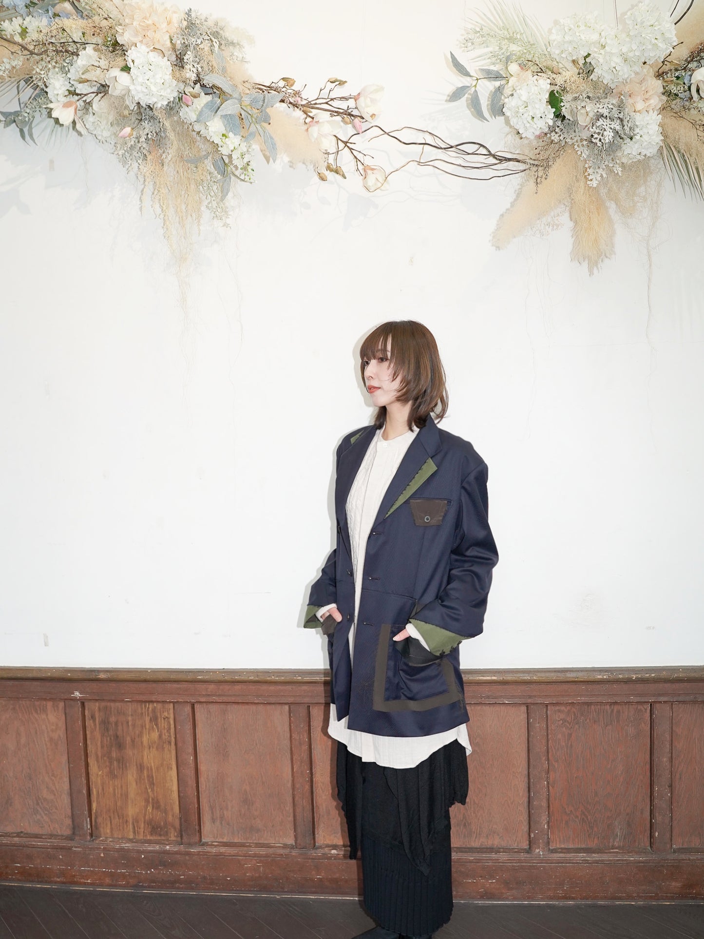 [残り1点]  meagratia Frayed wool JKT