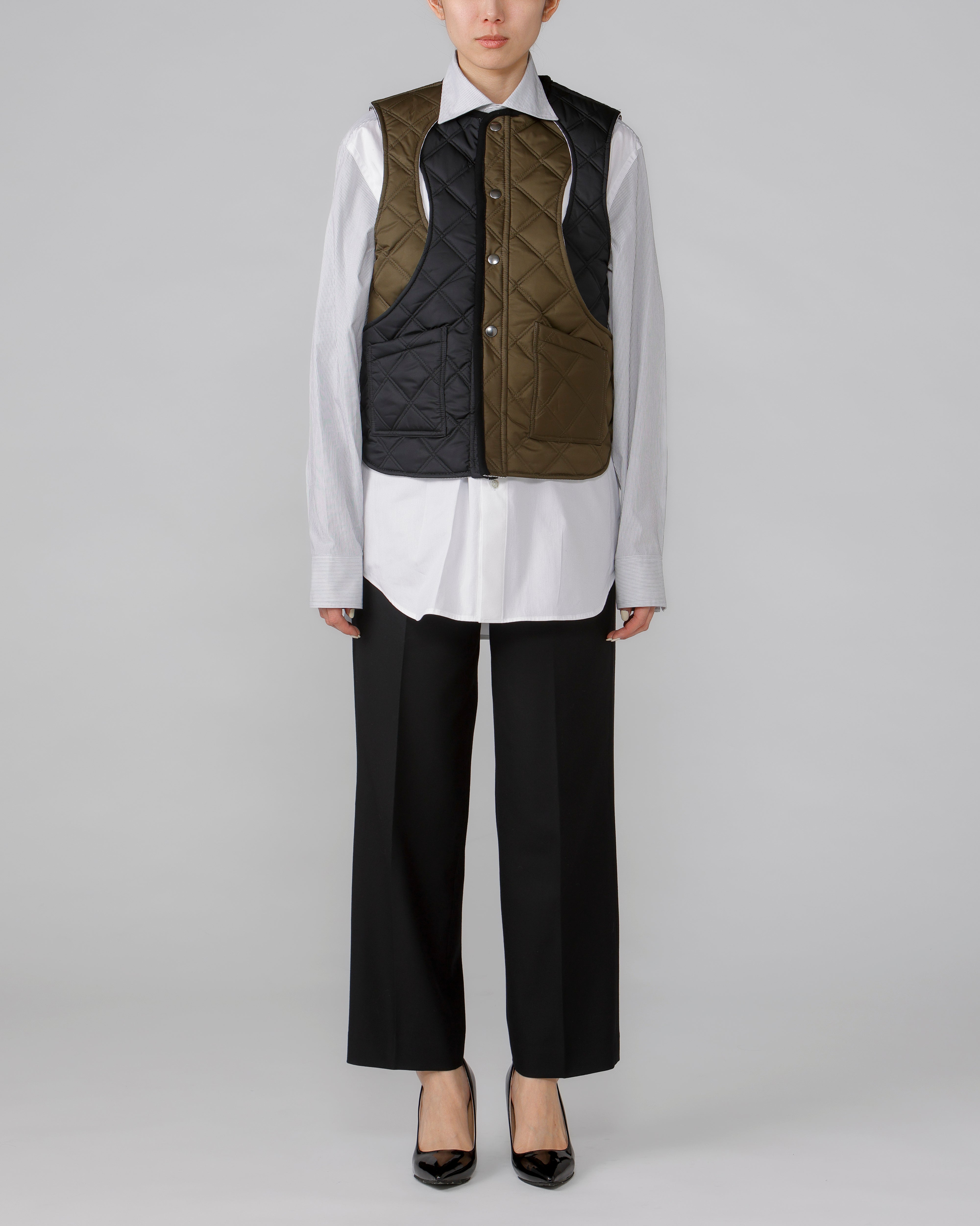 未使用タグ付【SLOBE IENA】ccc QUILTING VEST定価¥26400 - トップス