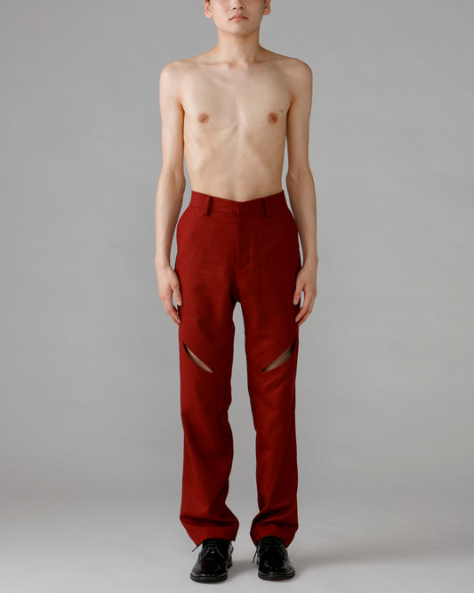 disemBySiiK Cut-out straight trouser