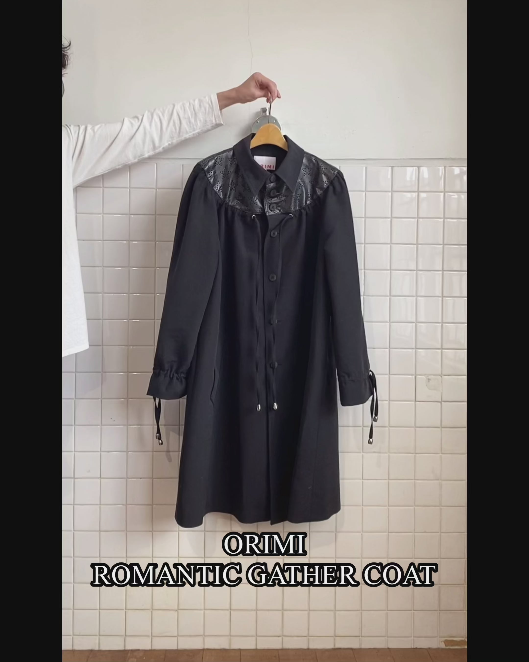 ORIMI ROMANTIC GATHER COAT 22AW | nate-hospital.com