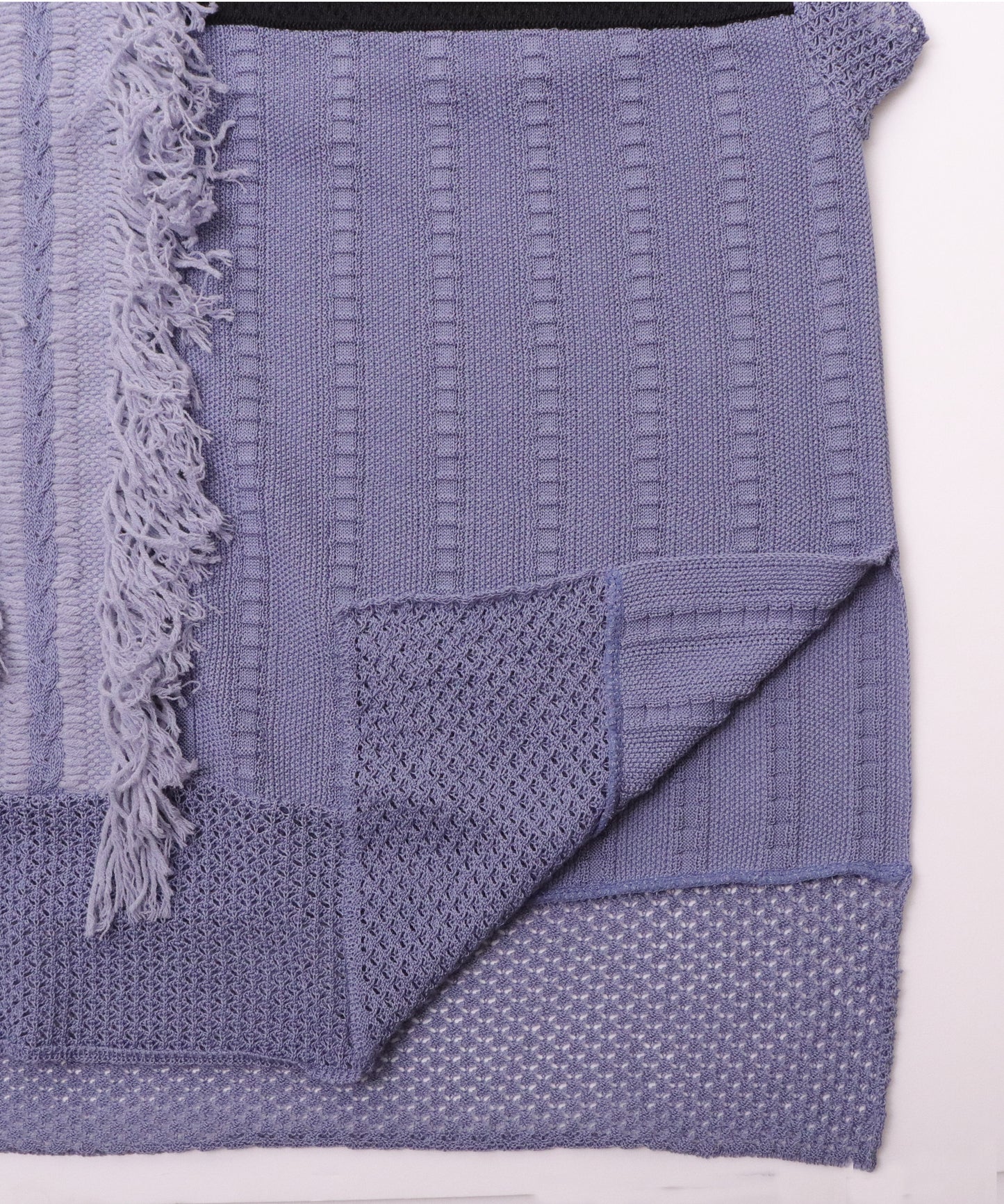 meagratia knit fringe vest