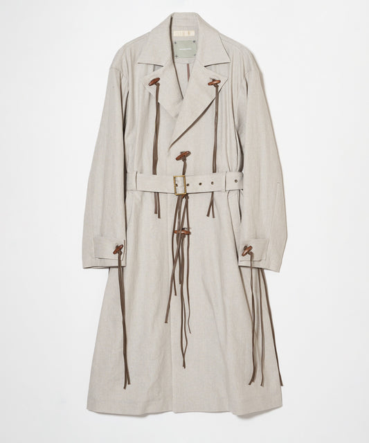 [残り1点] meagratia Linen toggle coat