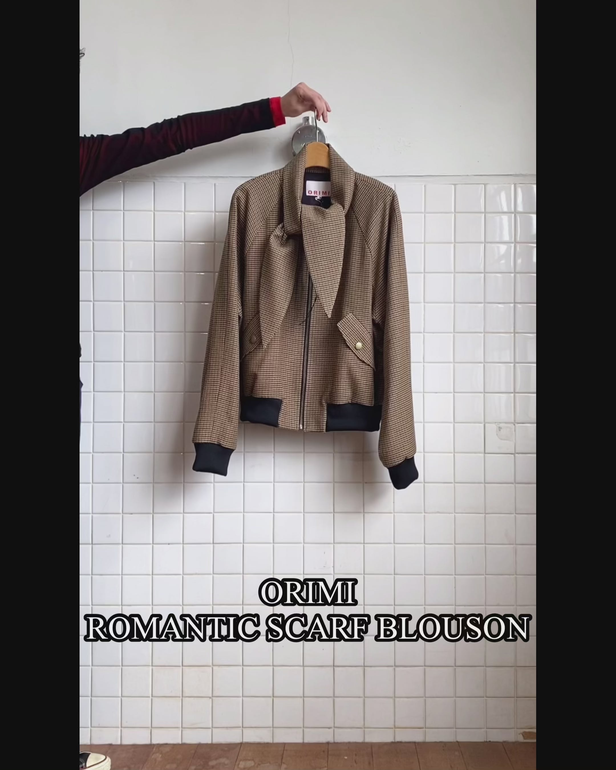 深水光太さん着用orimi ROMANTIC SCARF BLOUSON