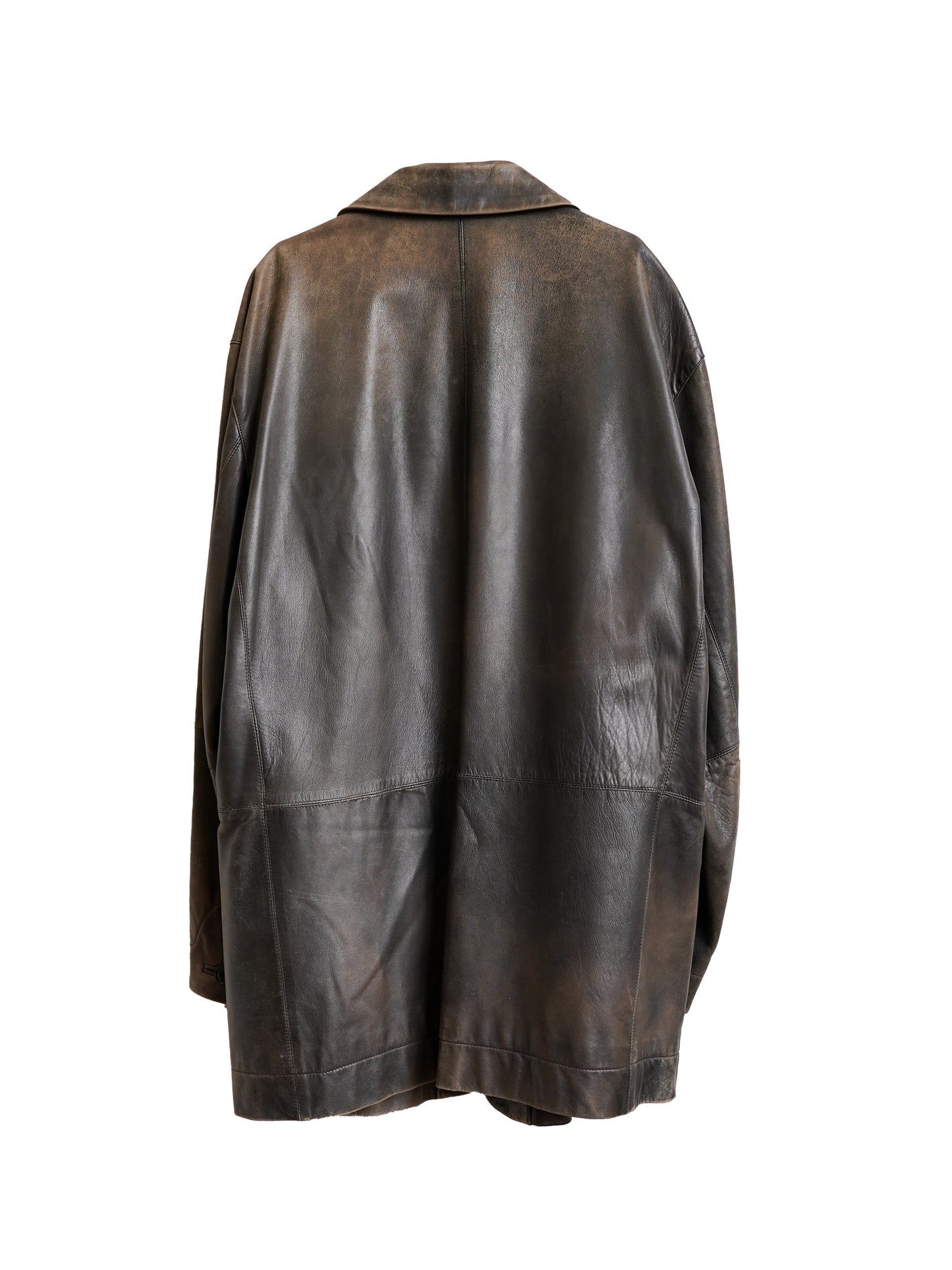 1990s ISSEY MIYAKE FADED LEATHER JACKET