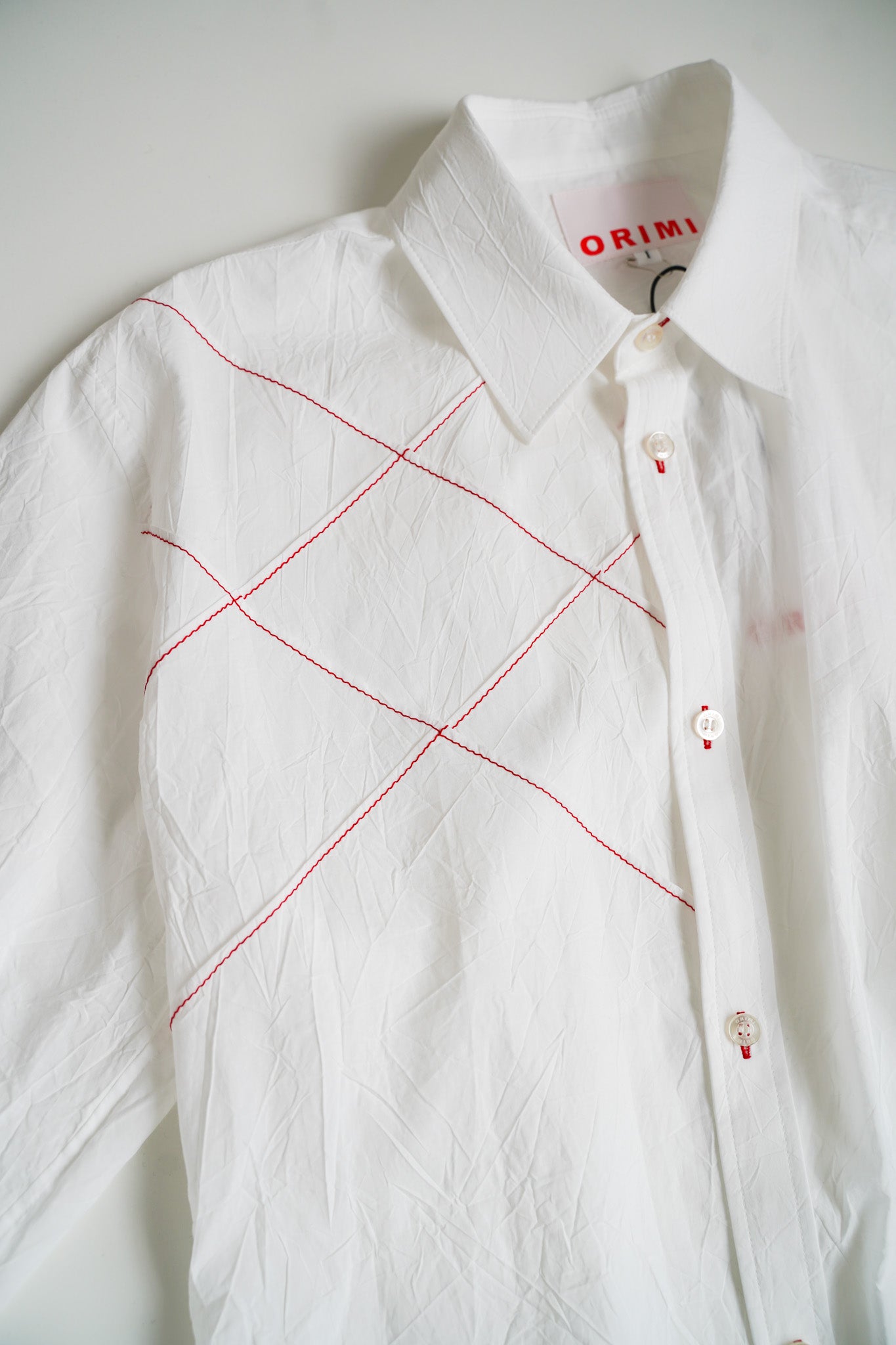 [残り1点] ORIMI KNOT SLEEVE SHIRT